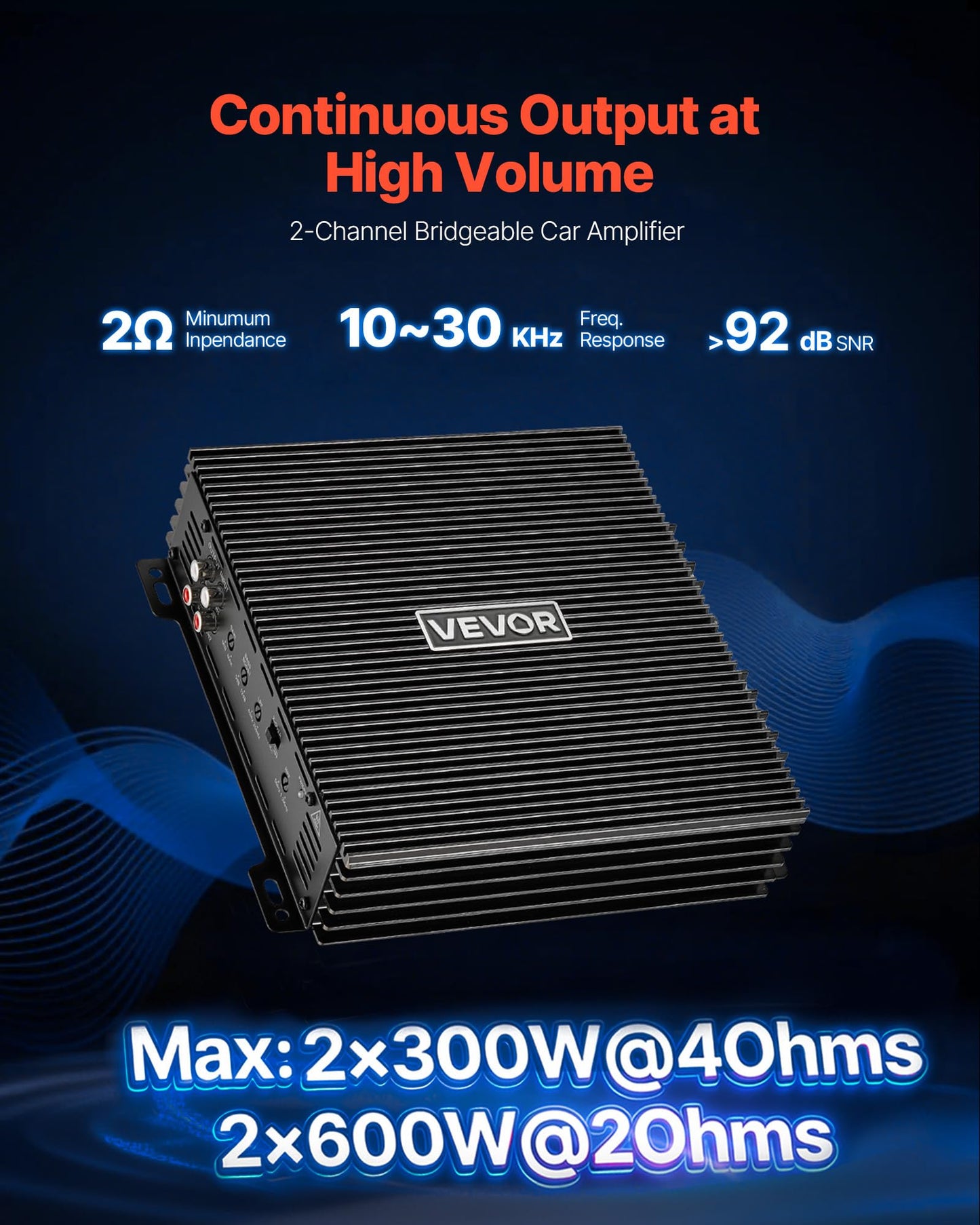 VEVOR Car Audio Amplifier