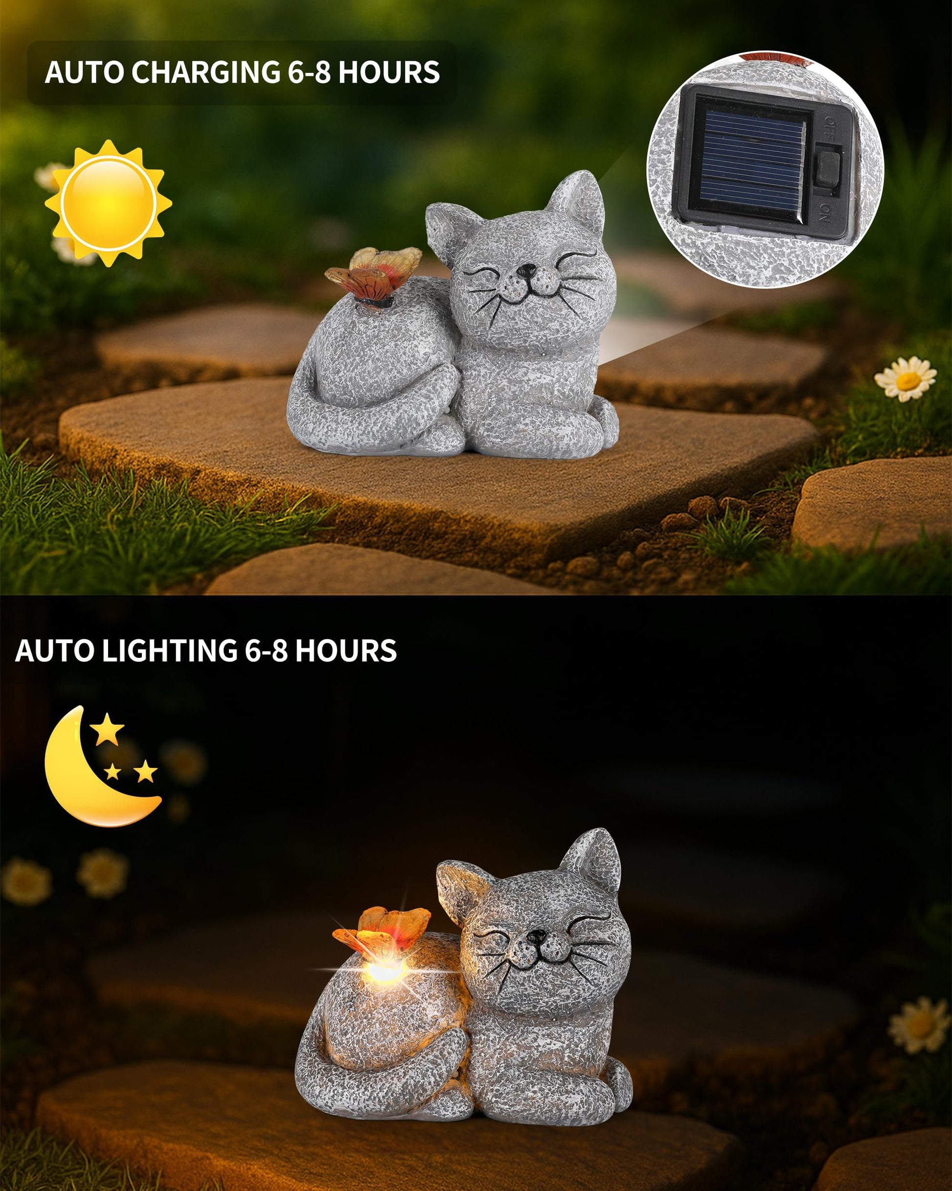 GoGnome Solar Animial Figurine Light