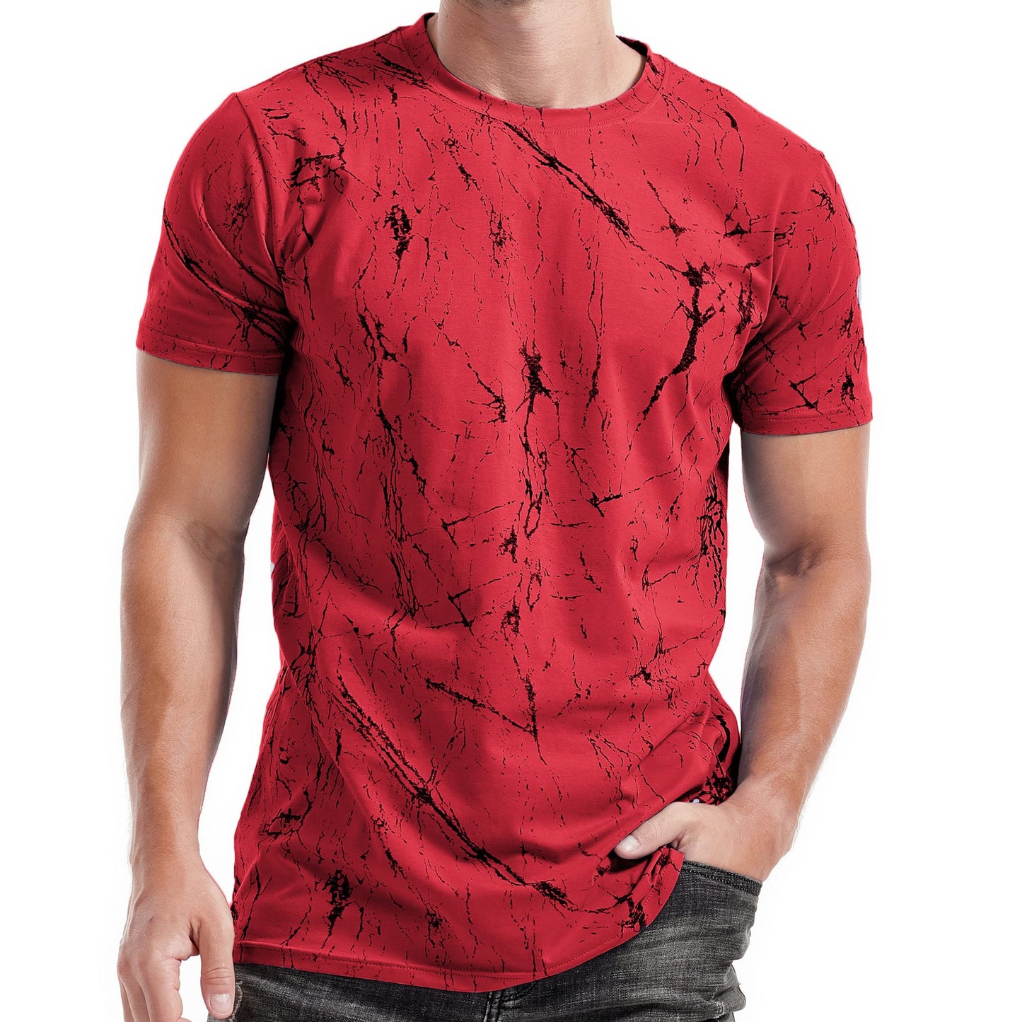 KLIEGOU Mens Hipster Hiphop Tees - Fashion Print T-Shirts