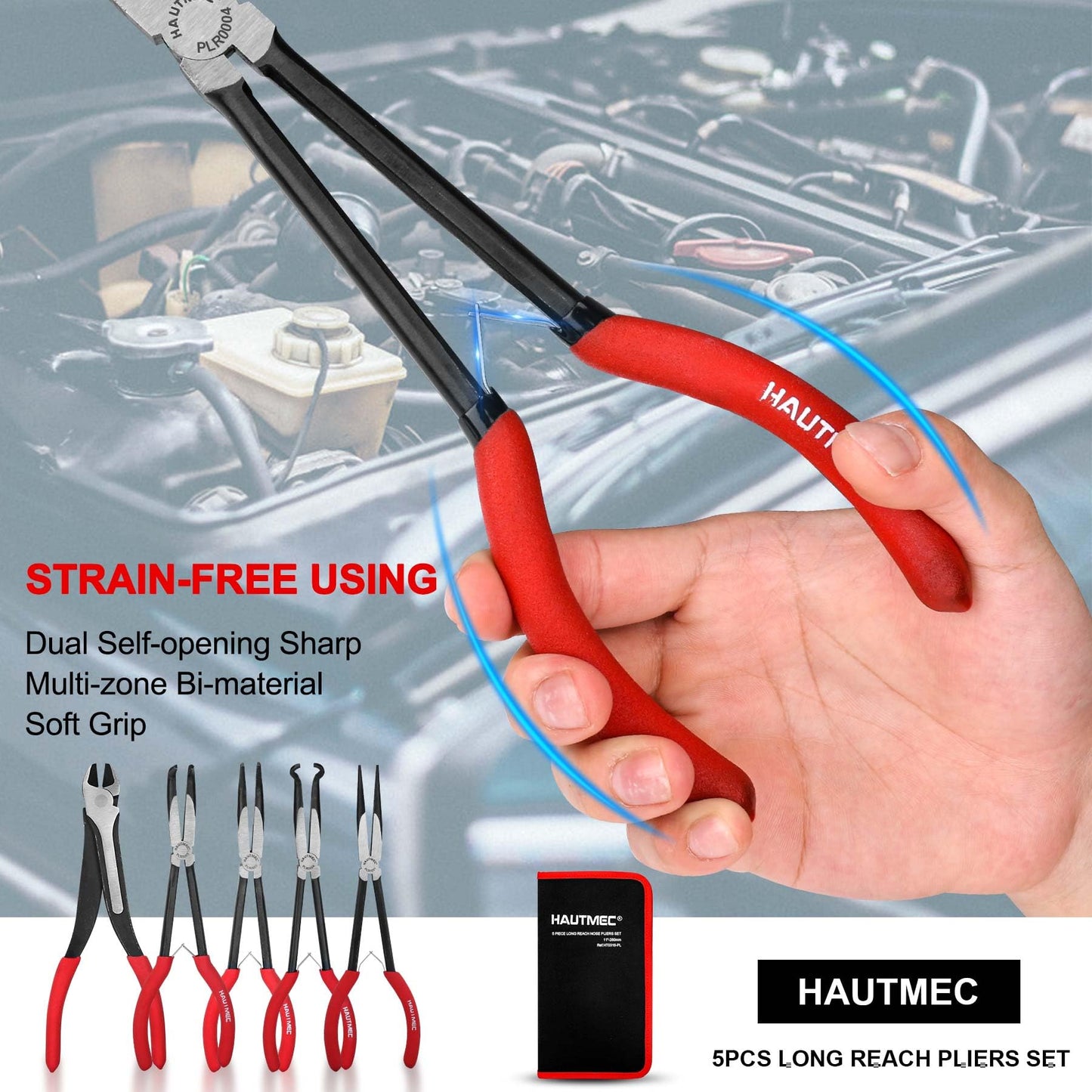 HAUTMEC Long Pliers Set
