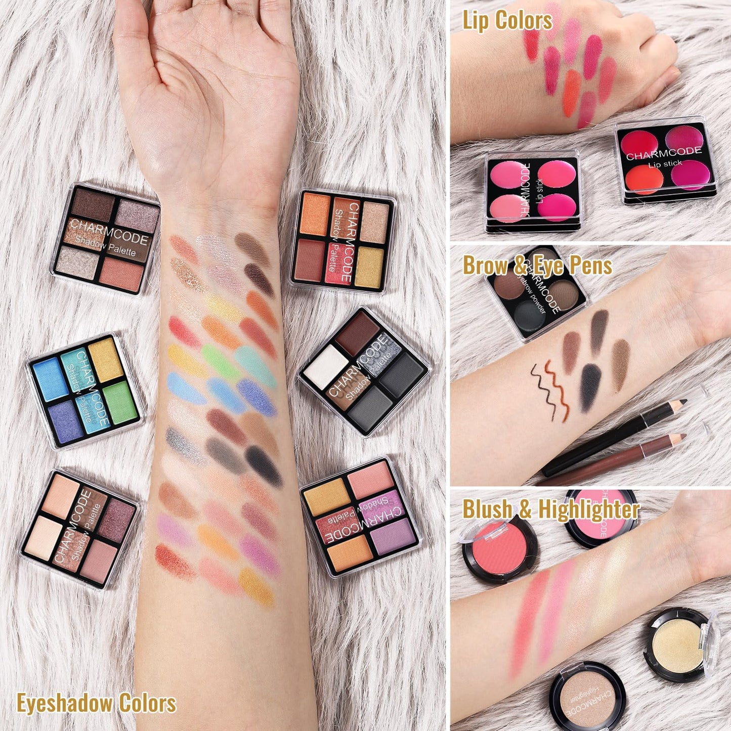 Complete Beauty Train Case with Makeup Kit