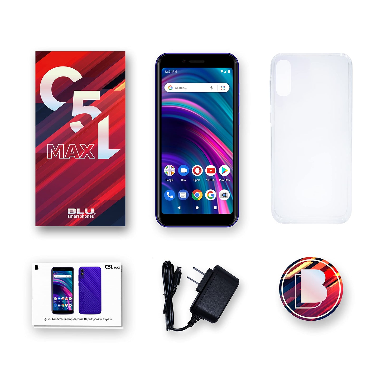 BLU C5L MAX | 2024 | All-Day Battery | GSM Unlocked | 5.7” Display |
