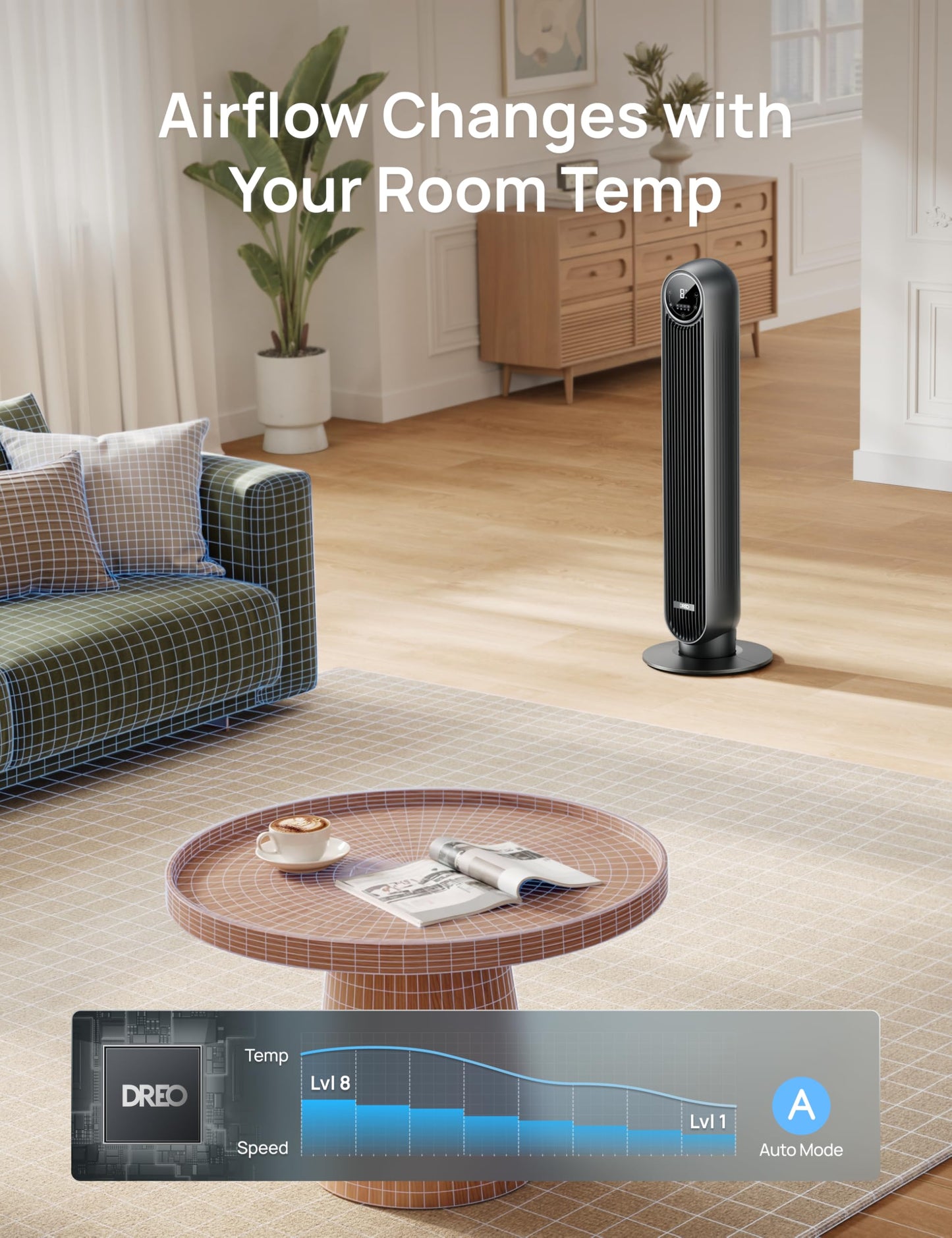 DREO Tower Fan