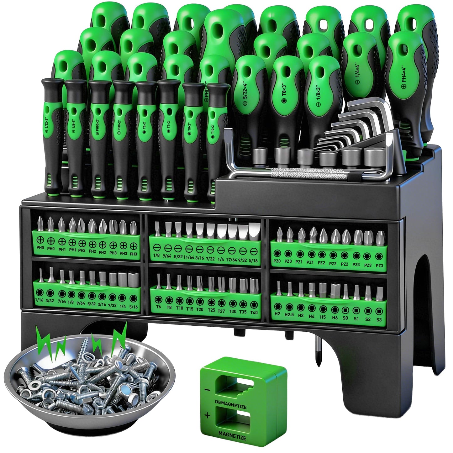 SWANLAKE Magnetic Screwdrivers Set