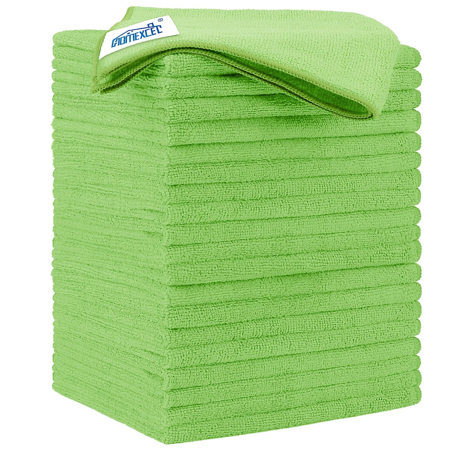 HOMEXCEL Microfiber Cleaning Cloth, Premium Microfiber Towels for Cars, Lint Free, Scratch-Free, Highly Absorbent, Reusable Cleaning Rags for Car, Household, Kitchen, Window