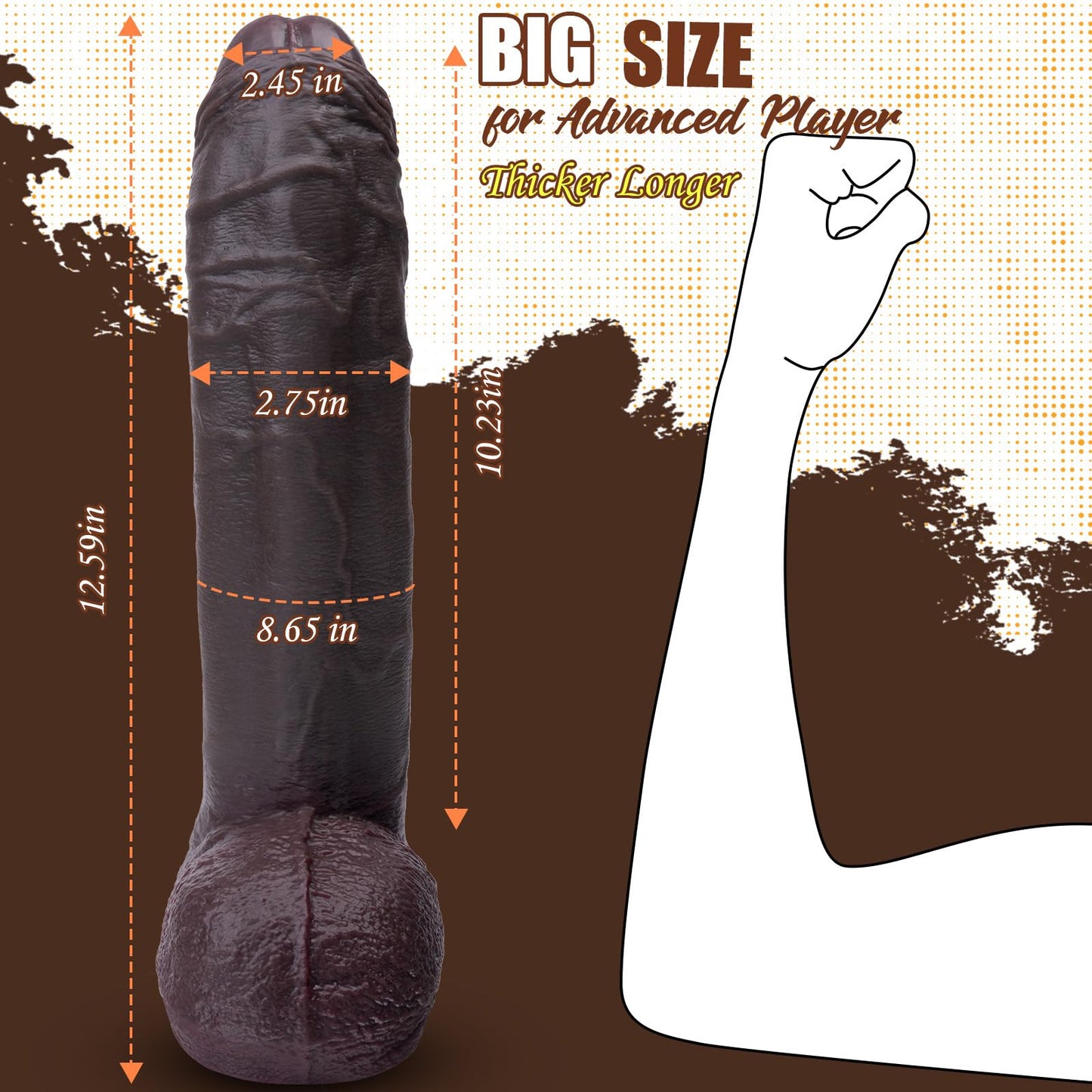 Uncut Foreskin Big Dildos