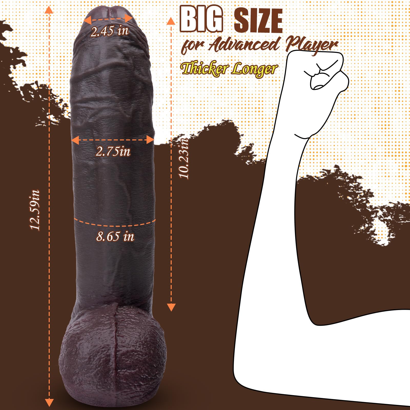Uncut Foreskin Big Dildos