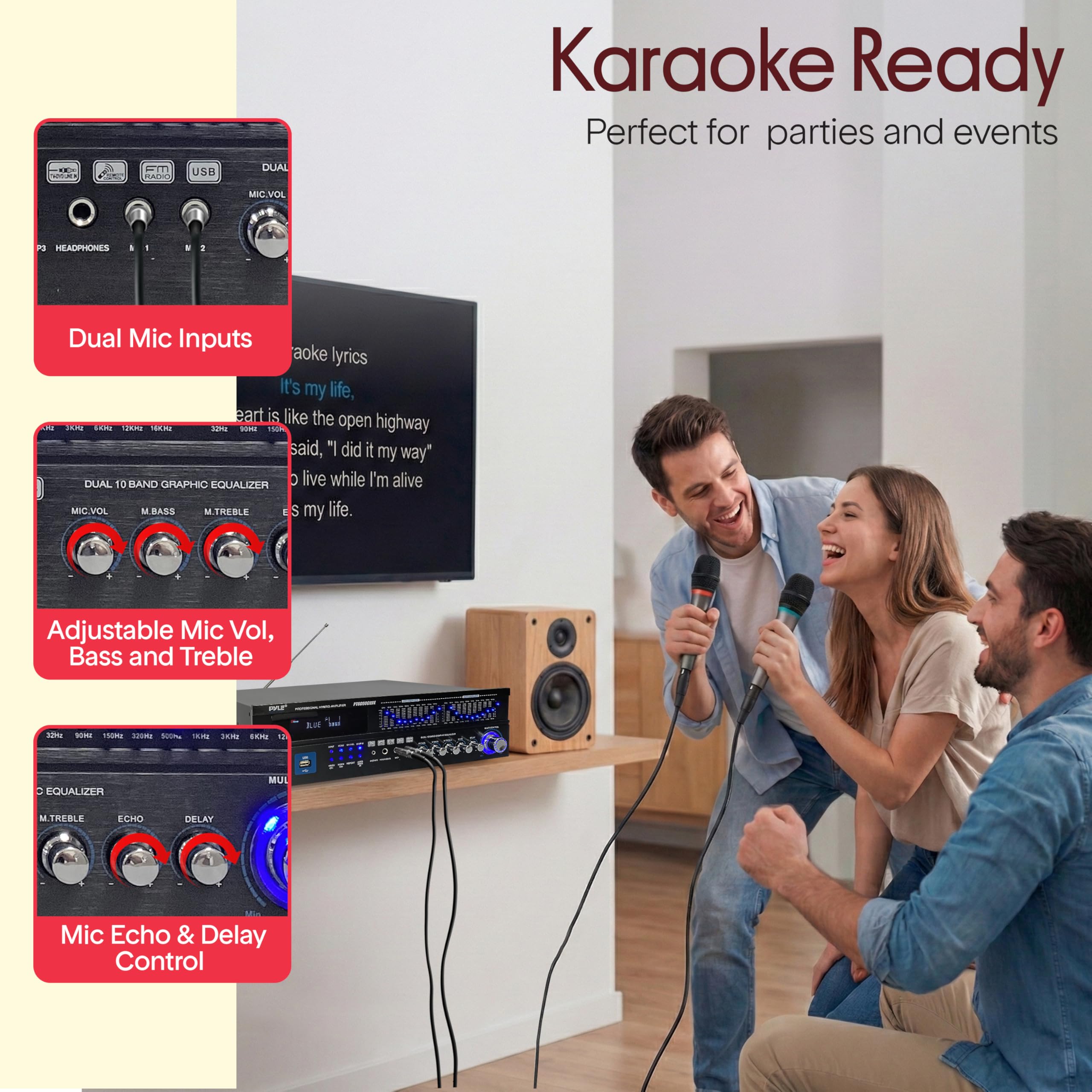 Bluetooth Hybrid Stereo Home Pre-Amplifier
