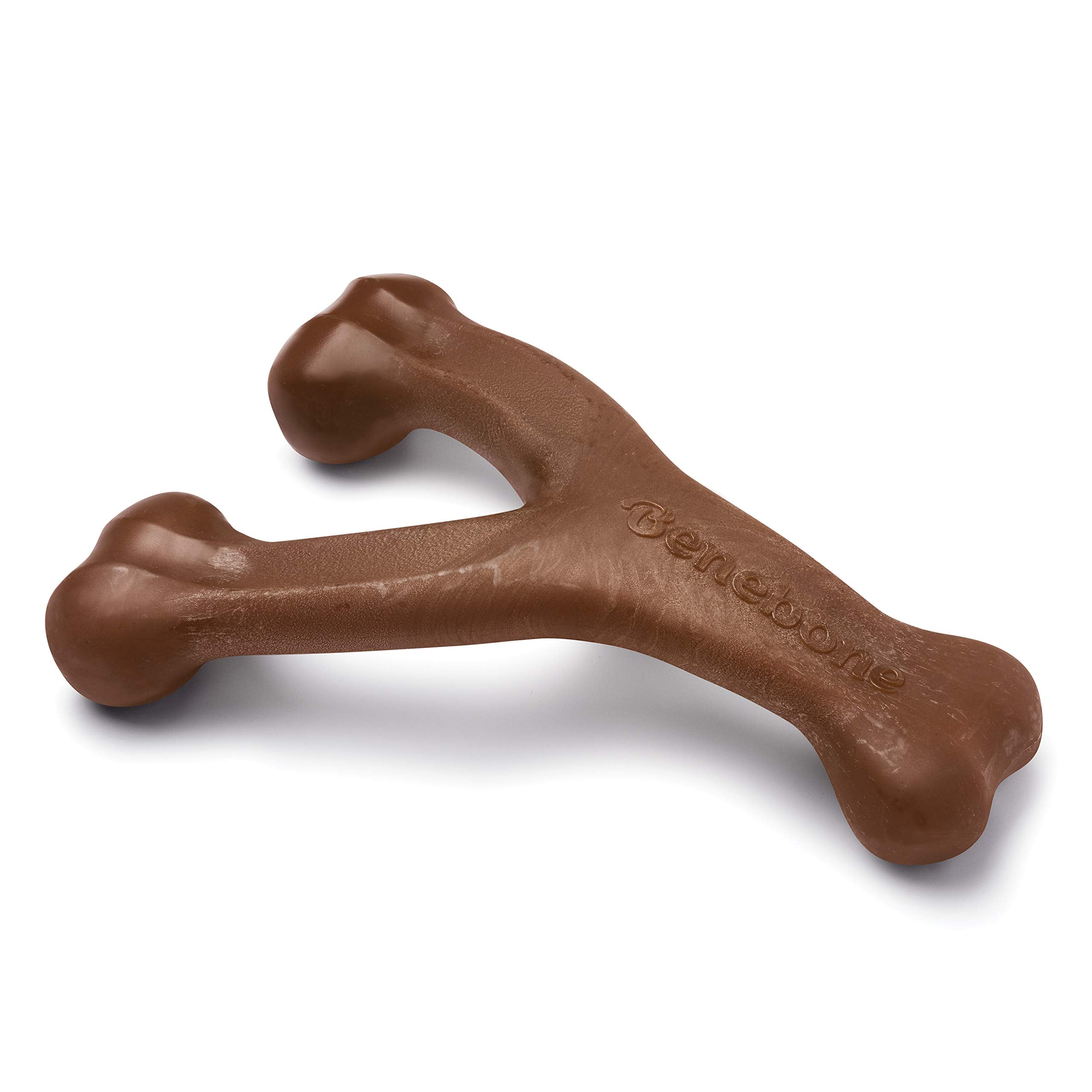 Benebone Fishbone Durable Dog Chew Toy for Aggressive Chewers Medium, Large, Small, Giant