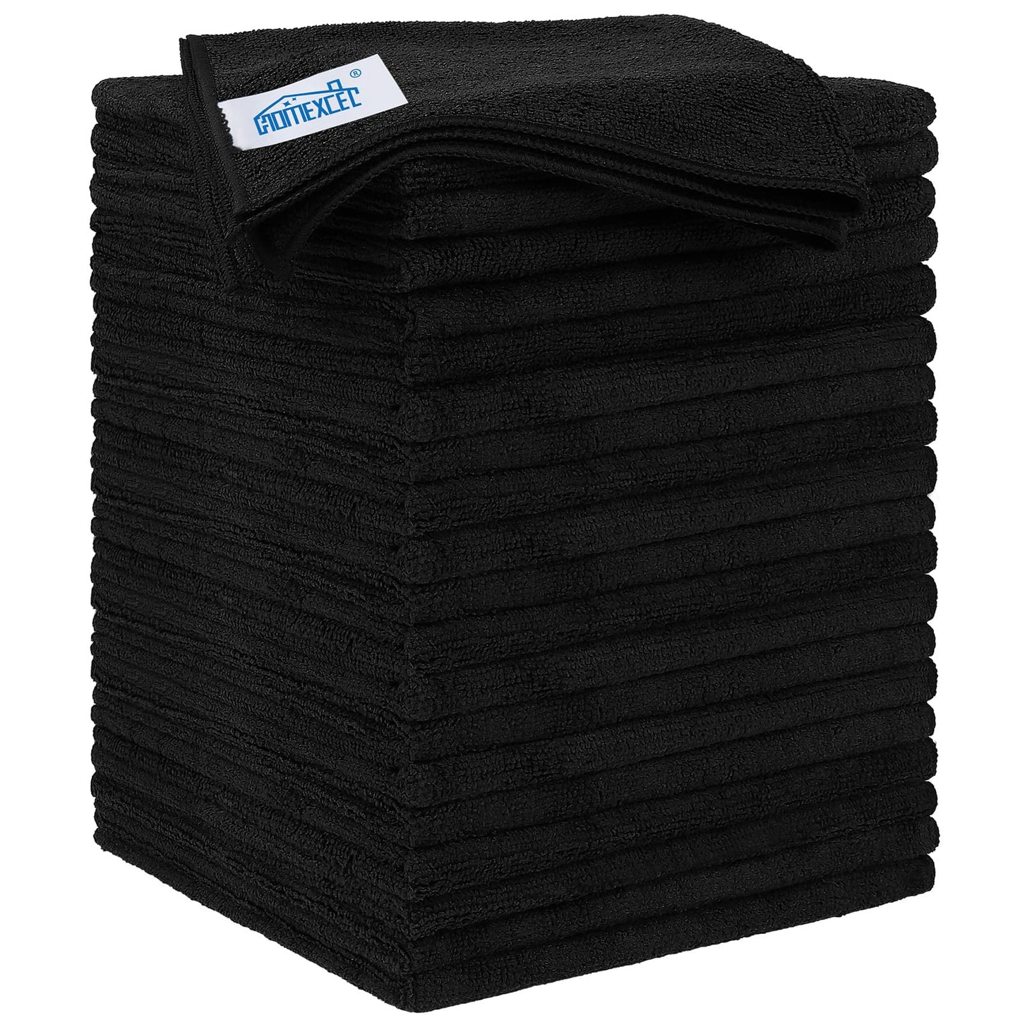 HOMEXCEL Microfiber Cleaning Cloth, Premium Microfiber Towels for Cars, Lint Free, Scratch-Free, Highly Absorbent, Reusable Cleaning Rags for Car, Household, Kitchen, Window