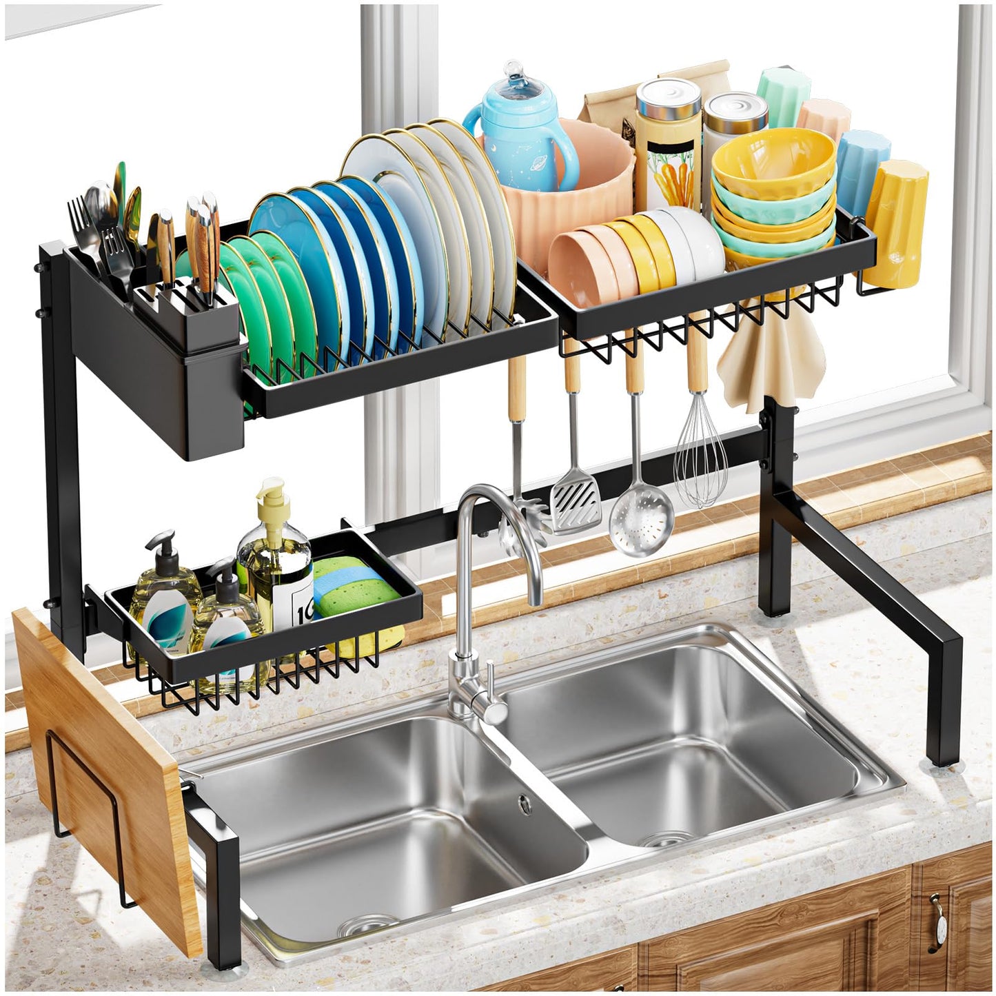 YKLSLH Over Sink Dish Drying Rack