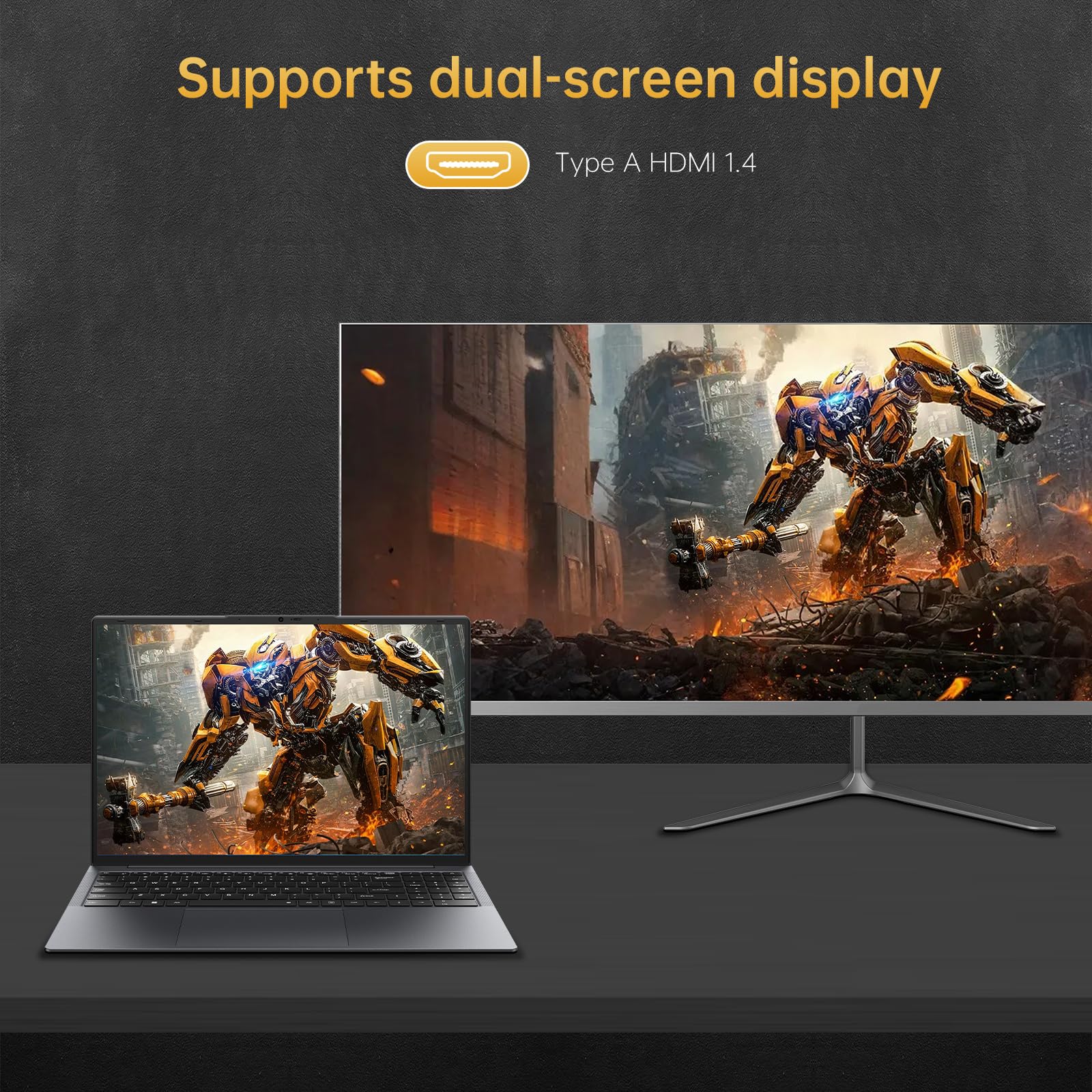EYY 16" Laptop Computer Intel Core i5 Processor, Windows 11 Pro Laptop 16GB(8+8) RAM 512GB SSD, 1920 x 1200 FHD 16:10 Display, MS Office 2024, Notebook with Backlit Keyboard, BT5.0, HDMI