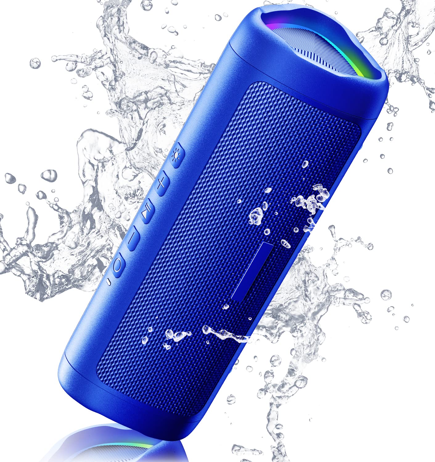 BolaButty Bluetooth Speaker, 20W HD Sound, Portable Wireless, IPX5 Waterproof, Up to 24H Playtime, TWS, for Home/Party/Outdoor/Camping/Beach Essentials, Birthday Gift for Fathers Day Men Dad Husband