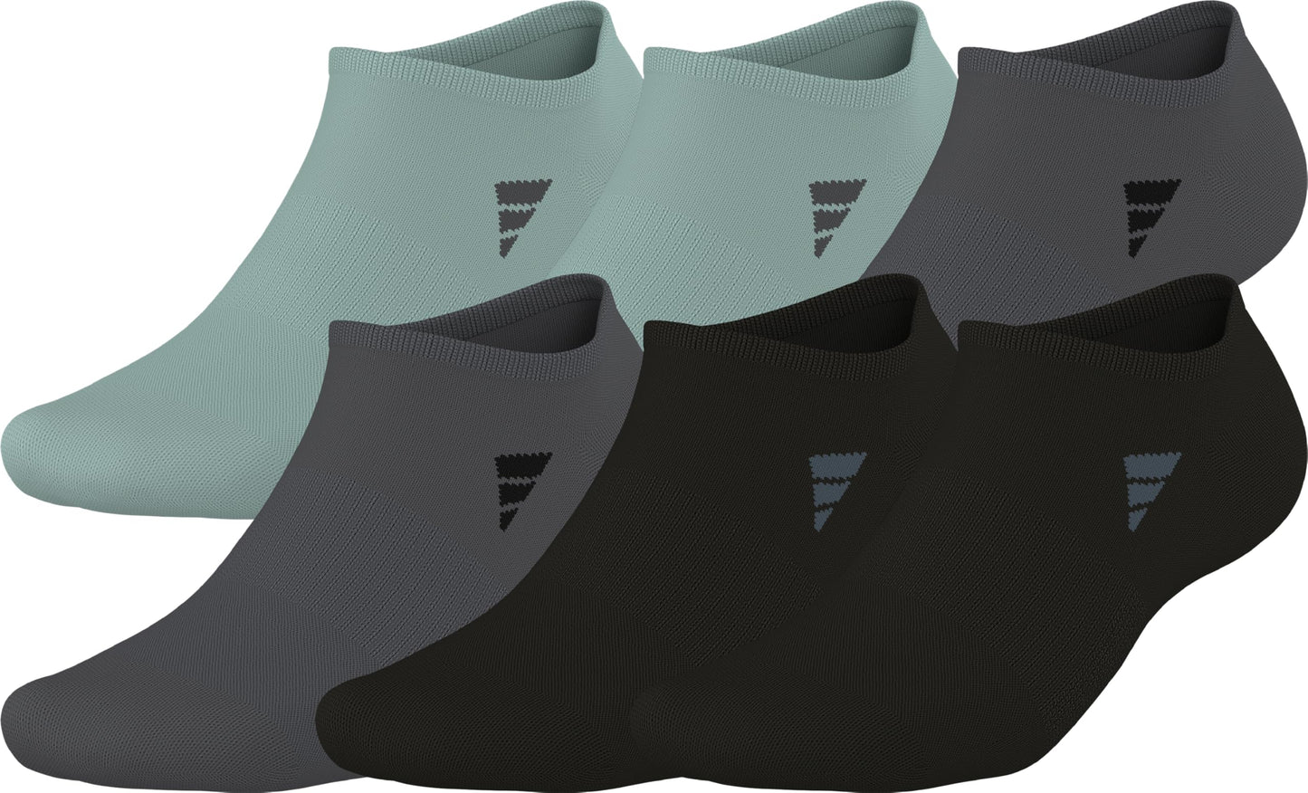adidas Men's Athletic Cushioned 6-Pack Quarter