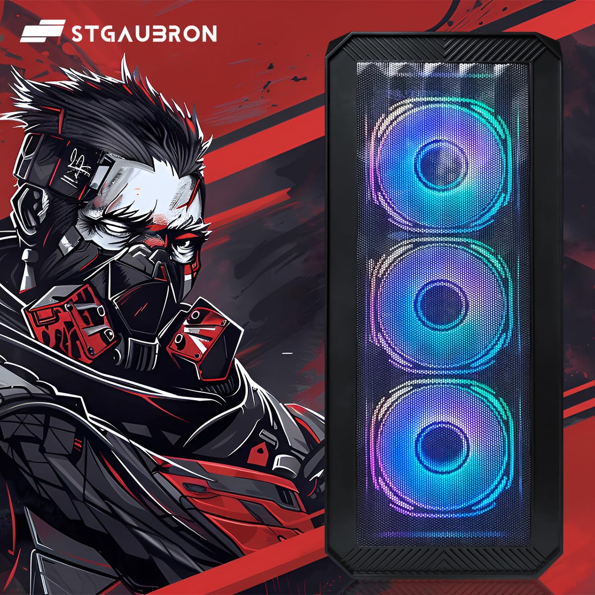 STGAubron Gaming Desktop PC Computer