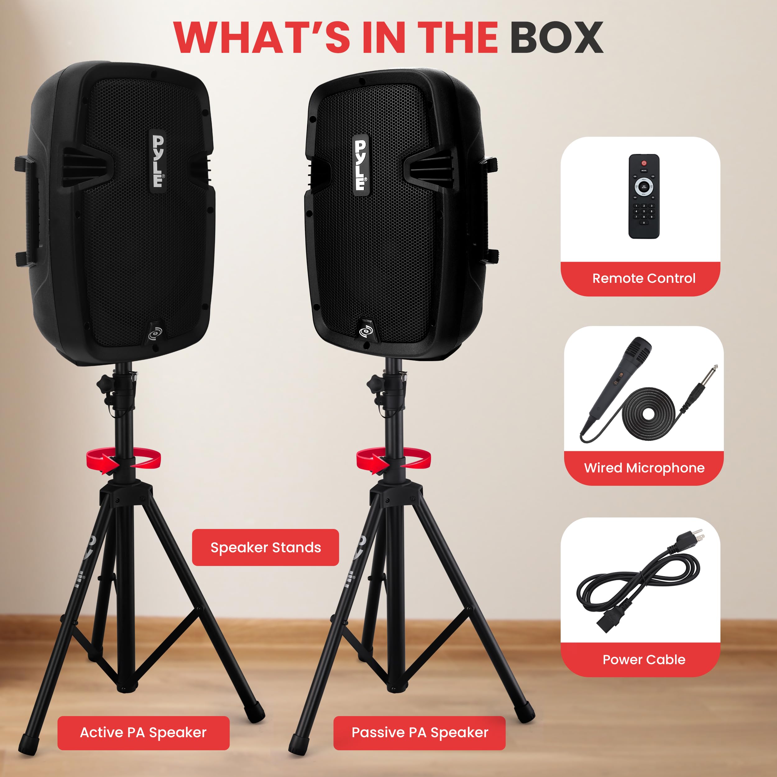 Pyle Outdoor/Surround Active Pa Floorstanding Home Speaker