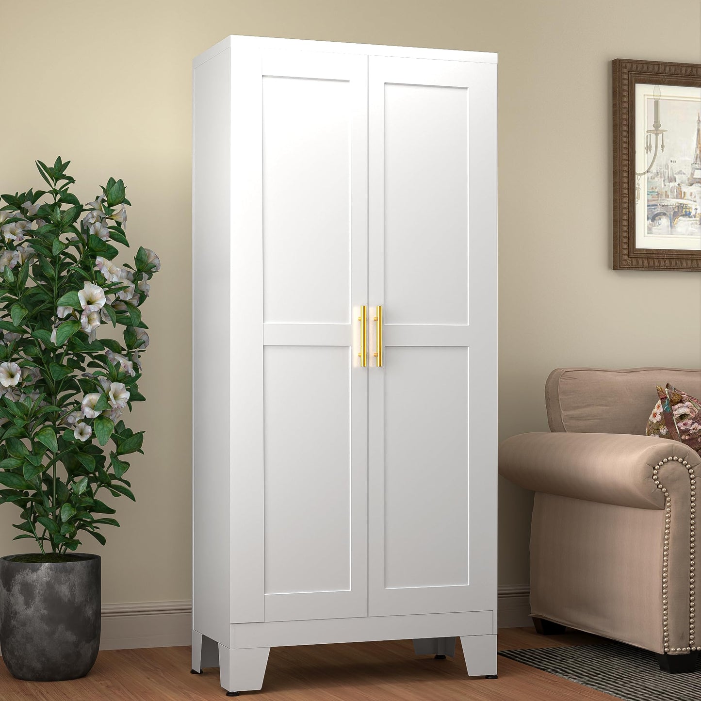 GAIOUS 2 Door Pantry Cabinet