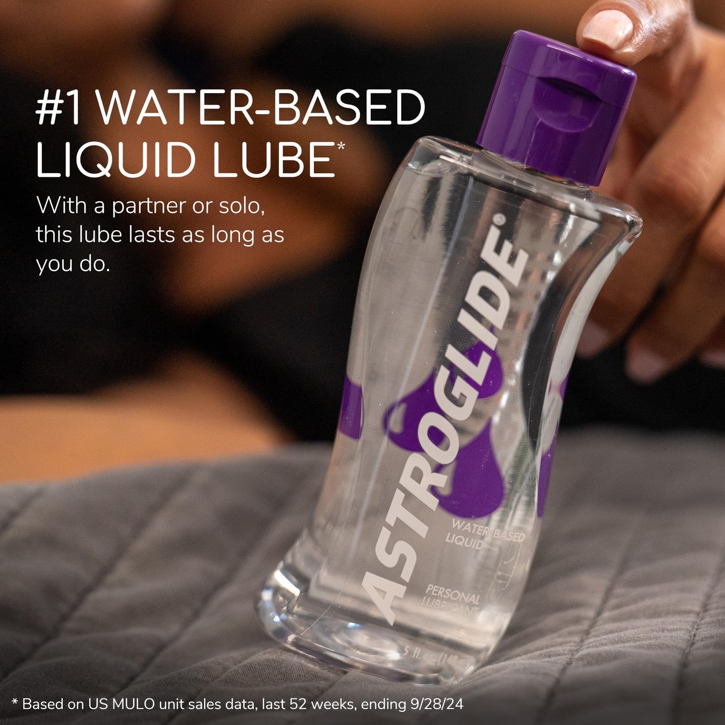 Astroglide Water Based Lube (12 Fl Oz), Liquid Personal Lubricant, for Men, Women and Couples, Safe for Toys, Value Size