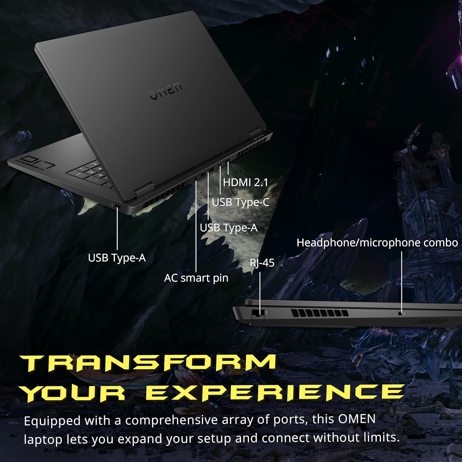 HP Omen 17 Gaming AI Laptop AMD Ryzen AI 9 365 RTX 5060