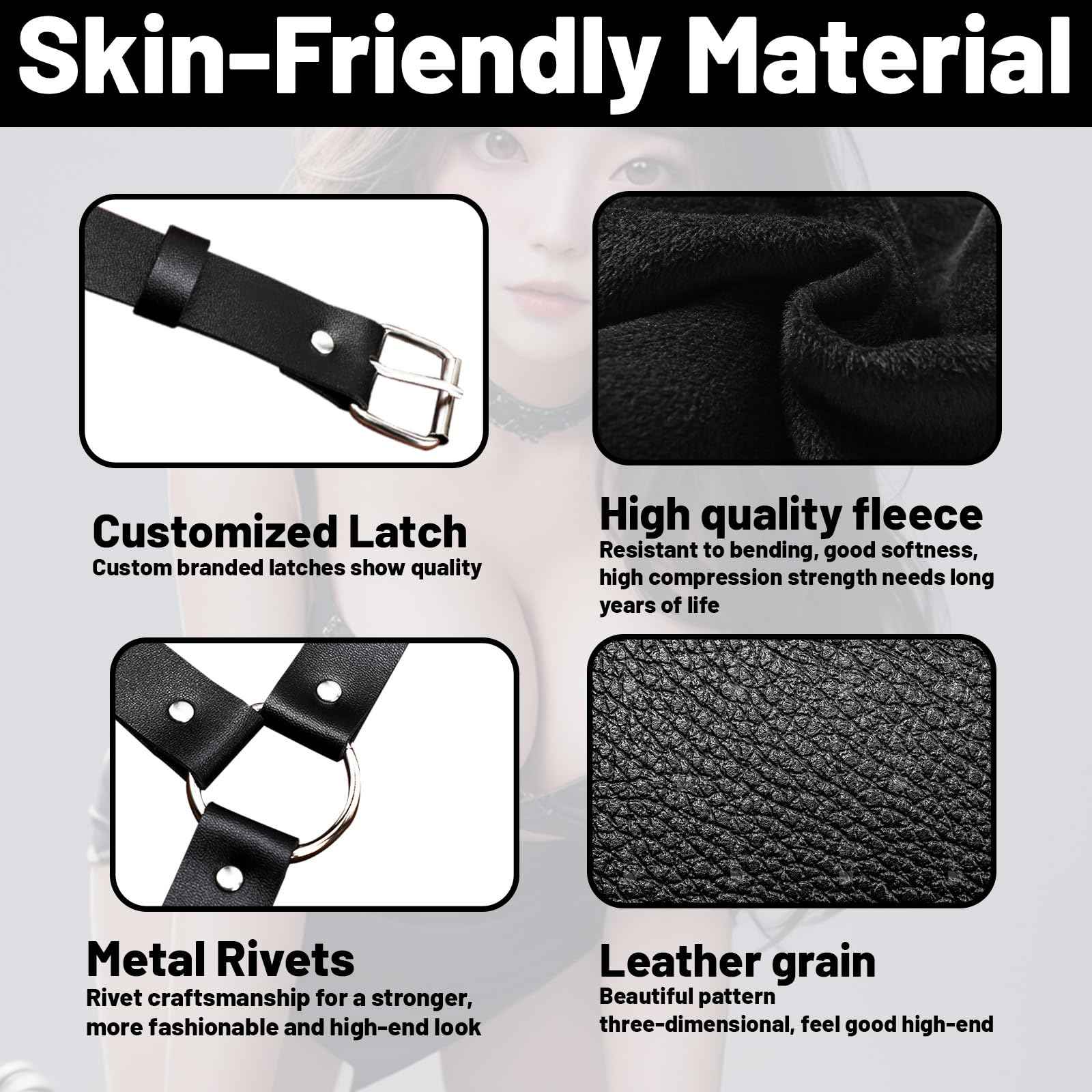 15 PCS Sex Bondage BDSM Kits Restraints, Fetish Handcuffs Ankle Cuff Collar Blindfold Whip Rope Nipple Clamps Paddle Anal Toys Ball Gag Adult Games Foreplay Toys for Couples
