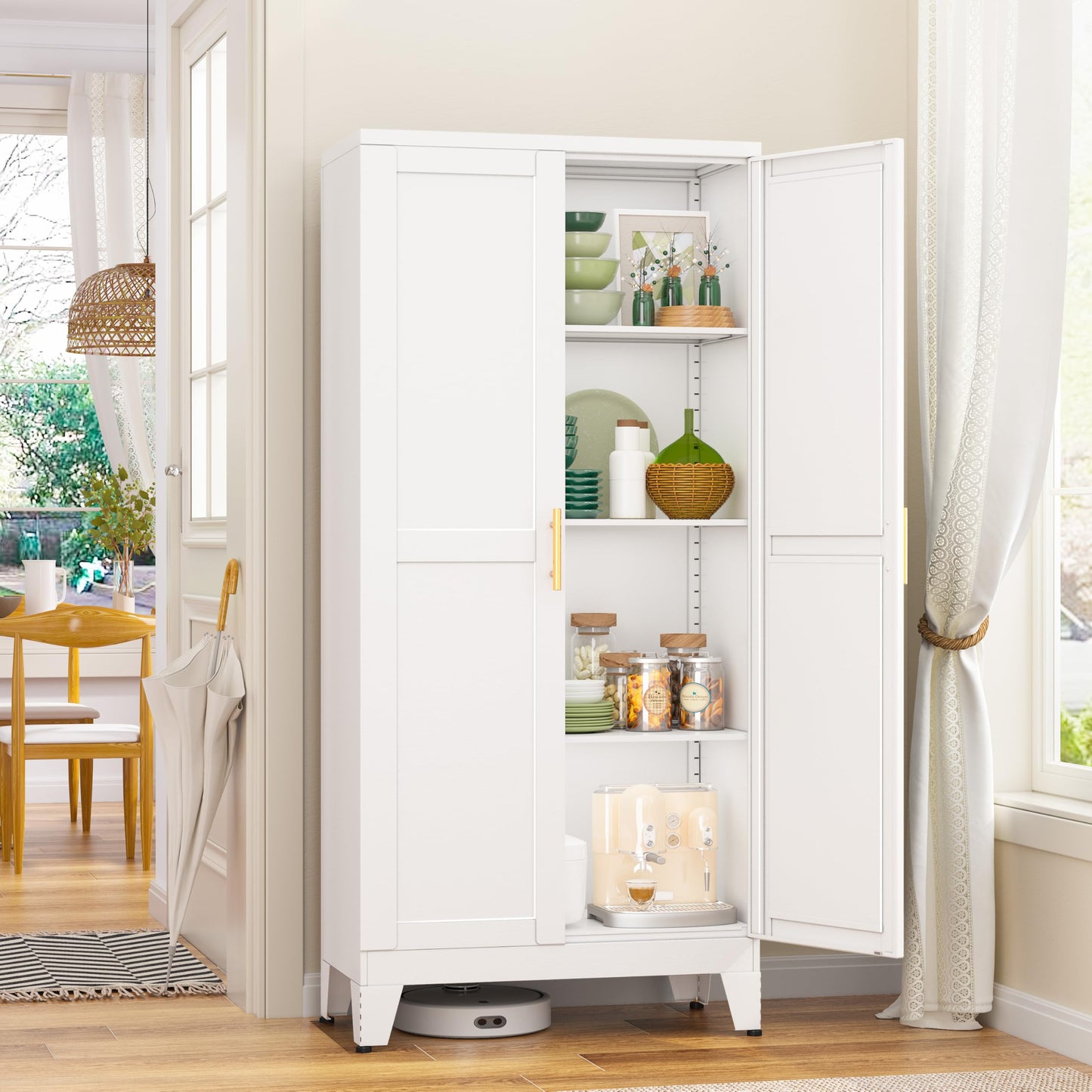 GAIOUS 2 Door Pantry Cabinet