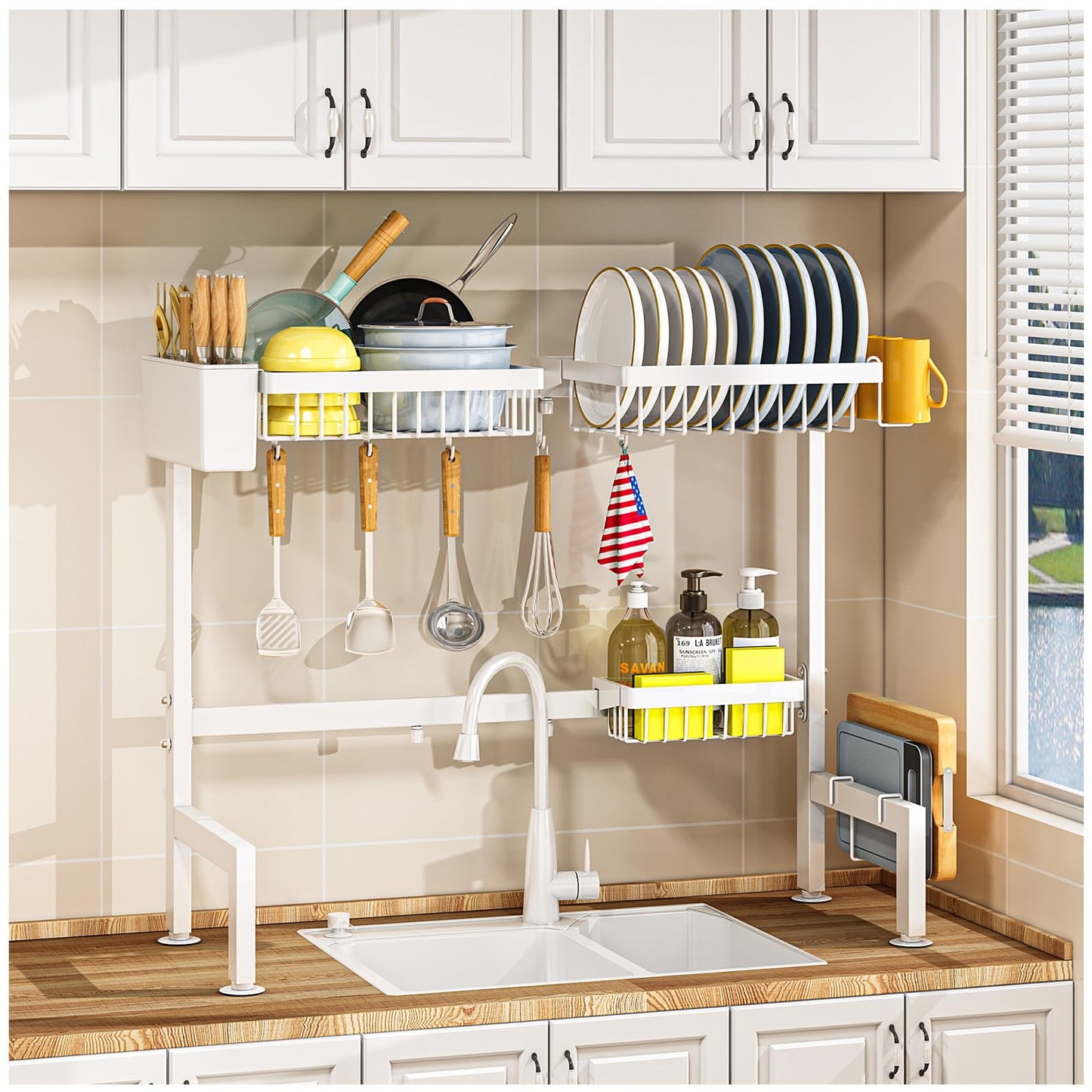 YKLSLH Over Sink Dish Drying Rack