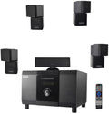 5.1 Channel Home Theater System with 10" Subwoofer, Bluetooth,5 Speakers, Remote, Radio, RCA- Perfect for Movies, Music, Karaoke