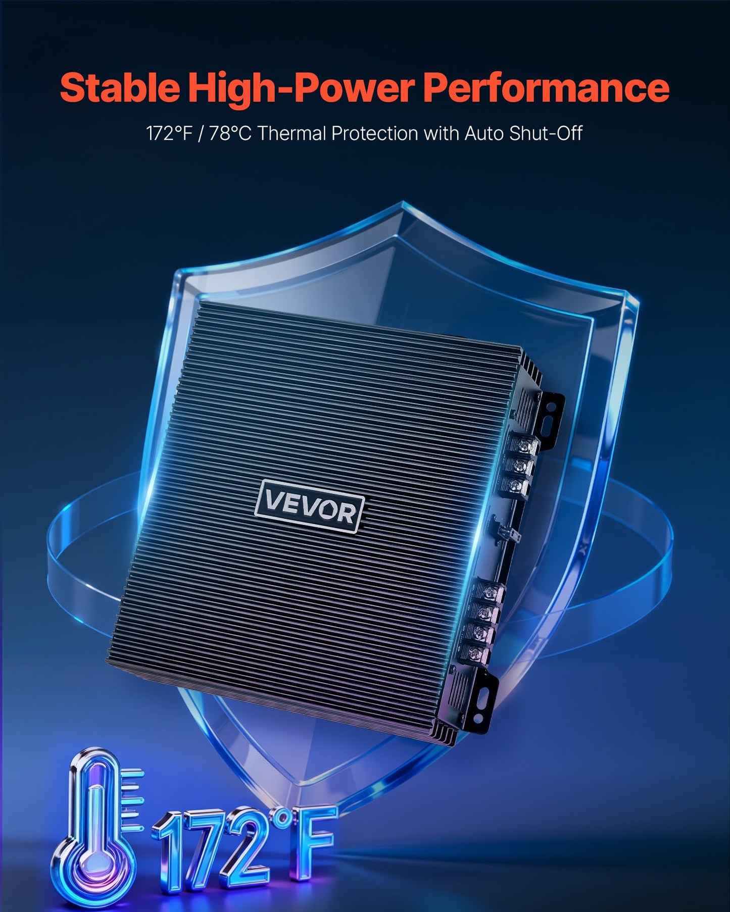 VEVOR Car Audio Amplifier