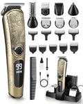 Ufree Waterproof Beard Trimmer - Professional Hair Clippers for Men, Electric Razor Shavers - Mustache, Body, Face, Nose, Beard Grooming Kit - Gifts
