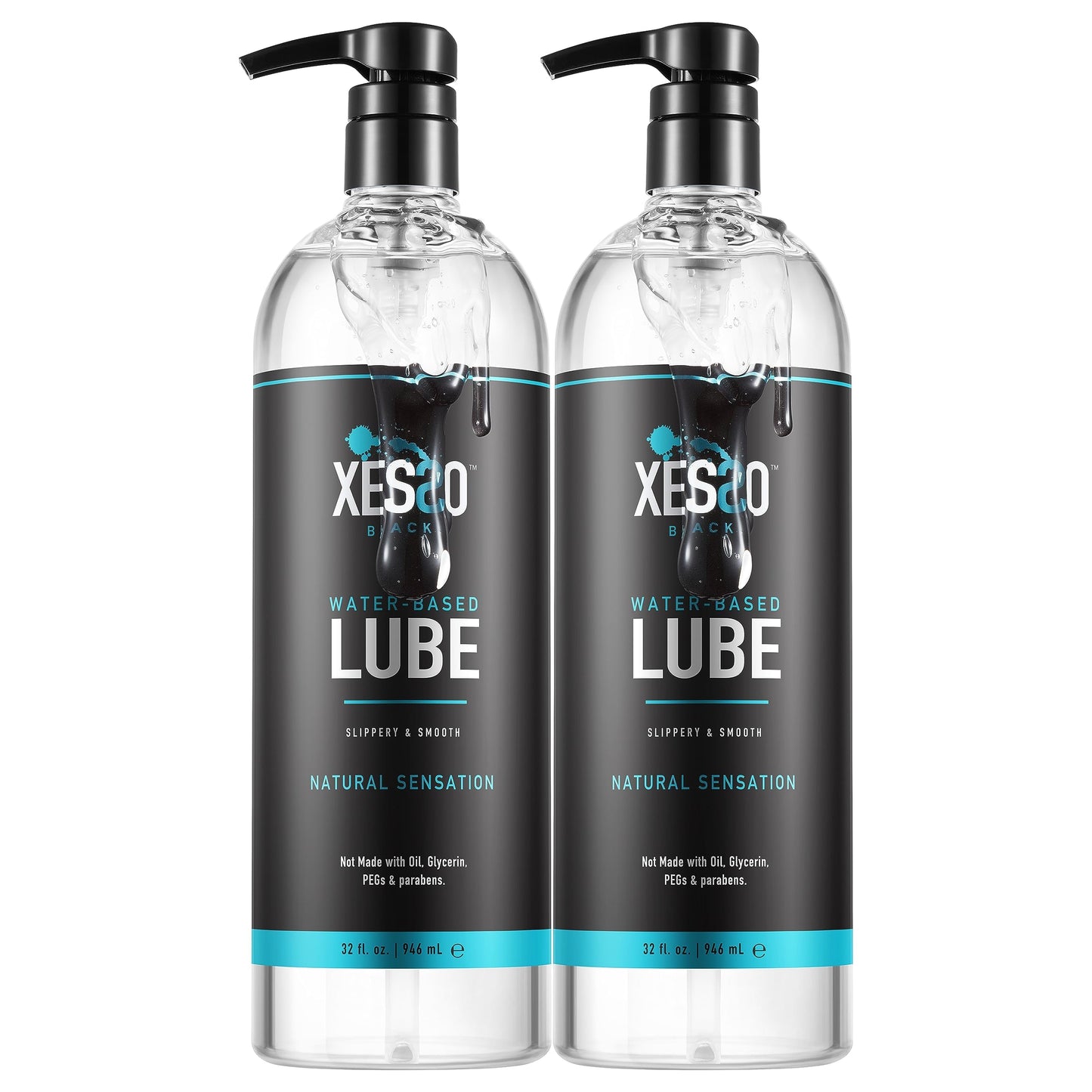 XESSO Water-Based Lube, All Natural & Hypoallergenic Without Glycerin & Parabens
