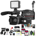 Minolta MN4KPRO 4K60FPS UHD 64 MP Autofocus Pro Camcorder Kit w/WiFi Bundle with 2X 128GB Memory Card + 72" Camera Tripod + USB Card Reader, SD/microSD + Corel Photo, Video, & Art Suite Deluxe