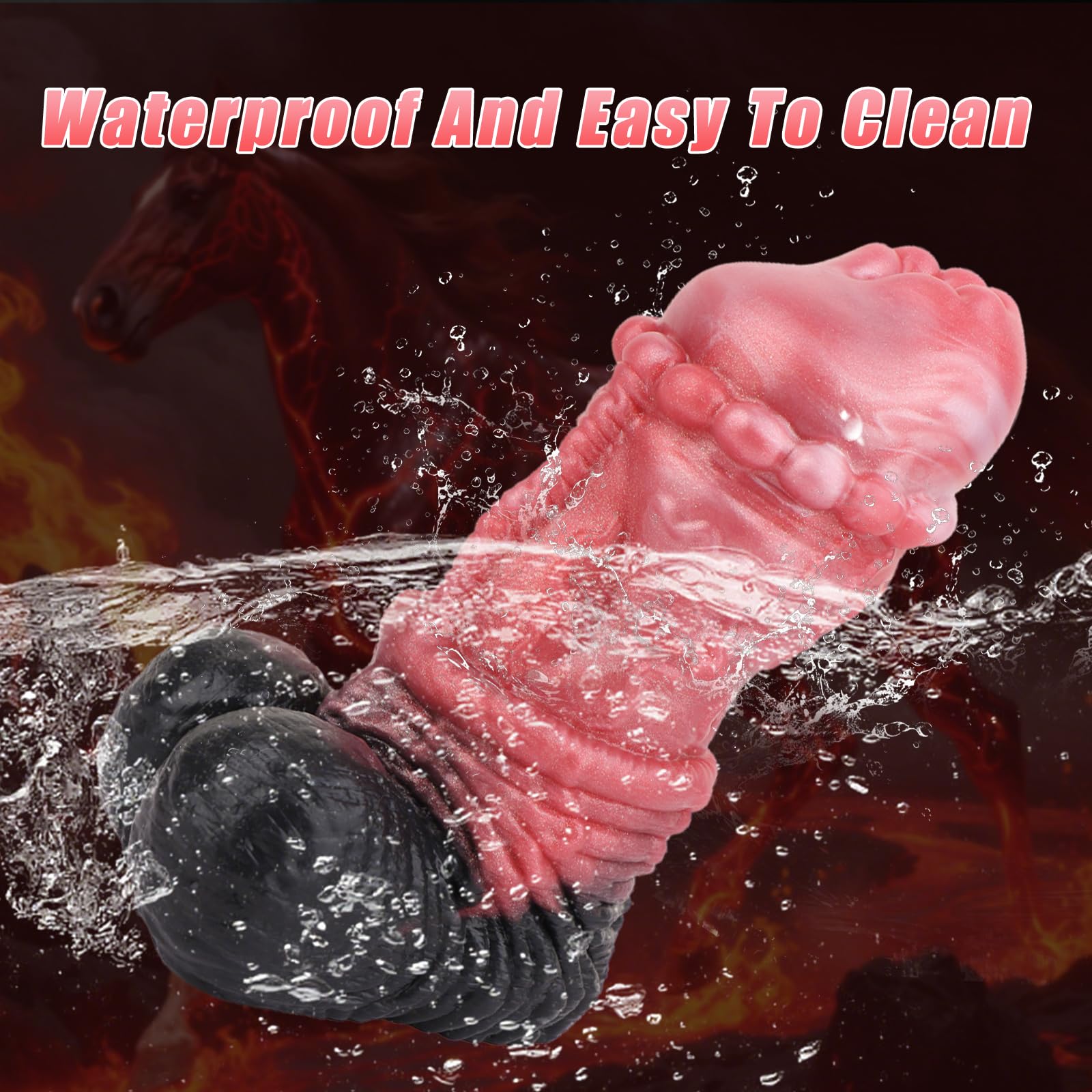 Fantasy Masturbator Monster Penis Sleeve Animal Sex Toy for Men,Masturbator Cup Horse Dildos Design Penis Masturbator,Stroker with Lifelike Textured Horse Sex Toy for Men Gay