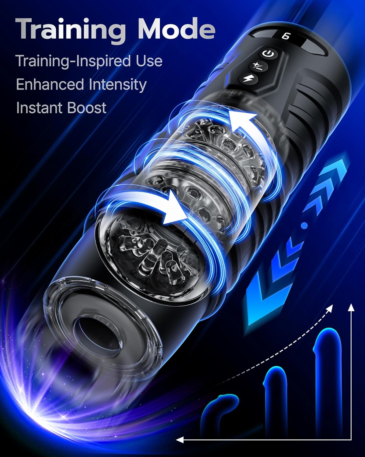 EINSEO AI Sync Male Masturbator 7 Thrusting Rotating Modes