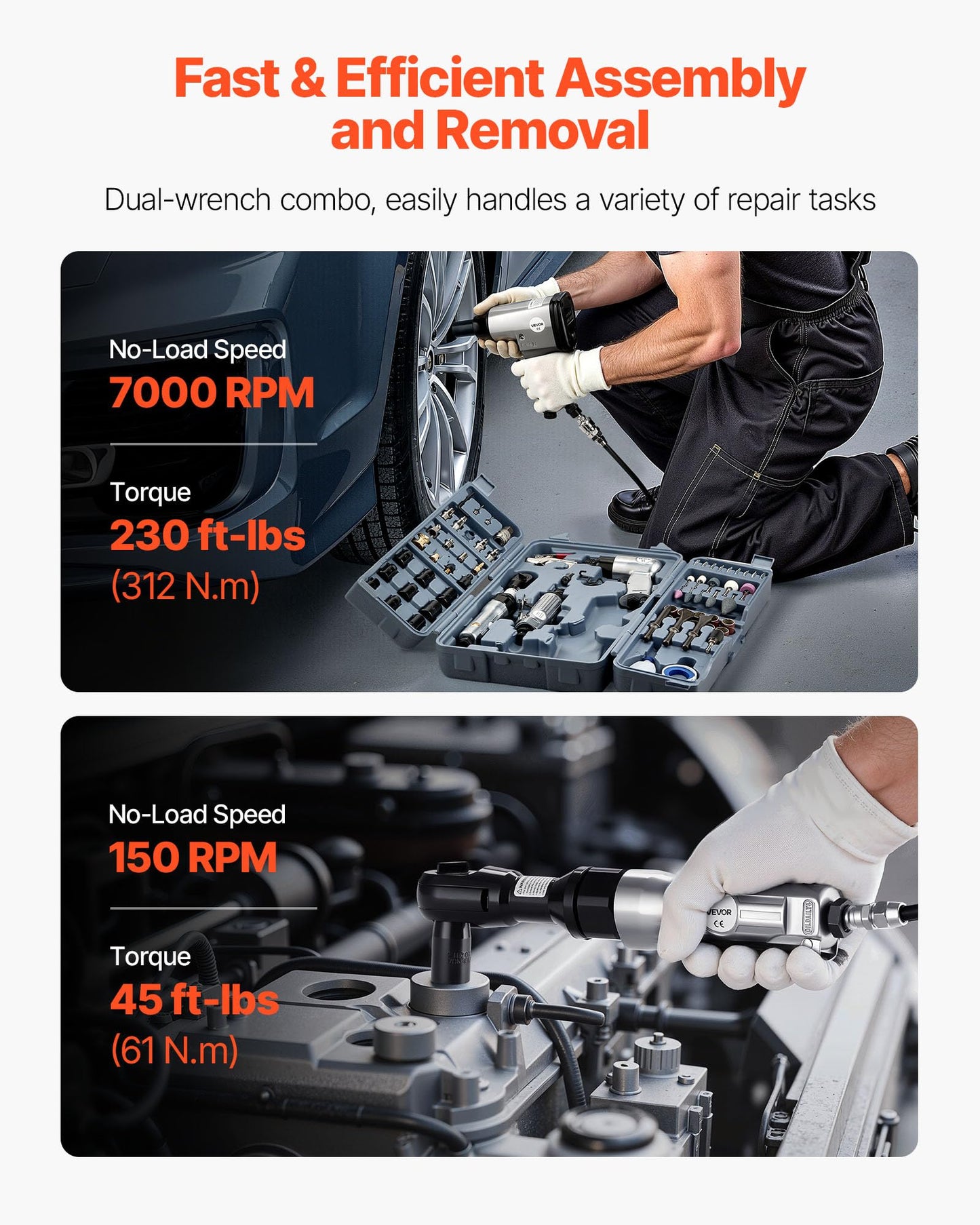 VEVOR Air Tool and Accessories Kit for Compressor