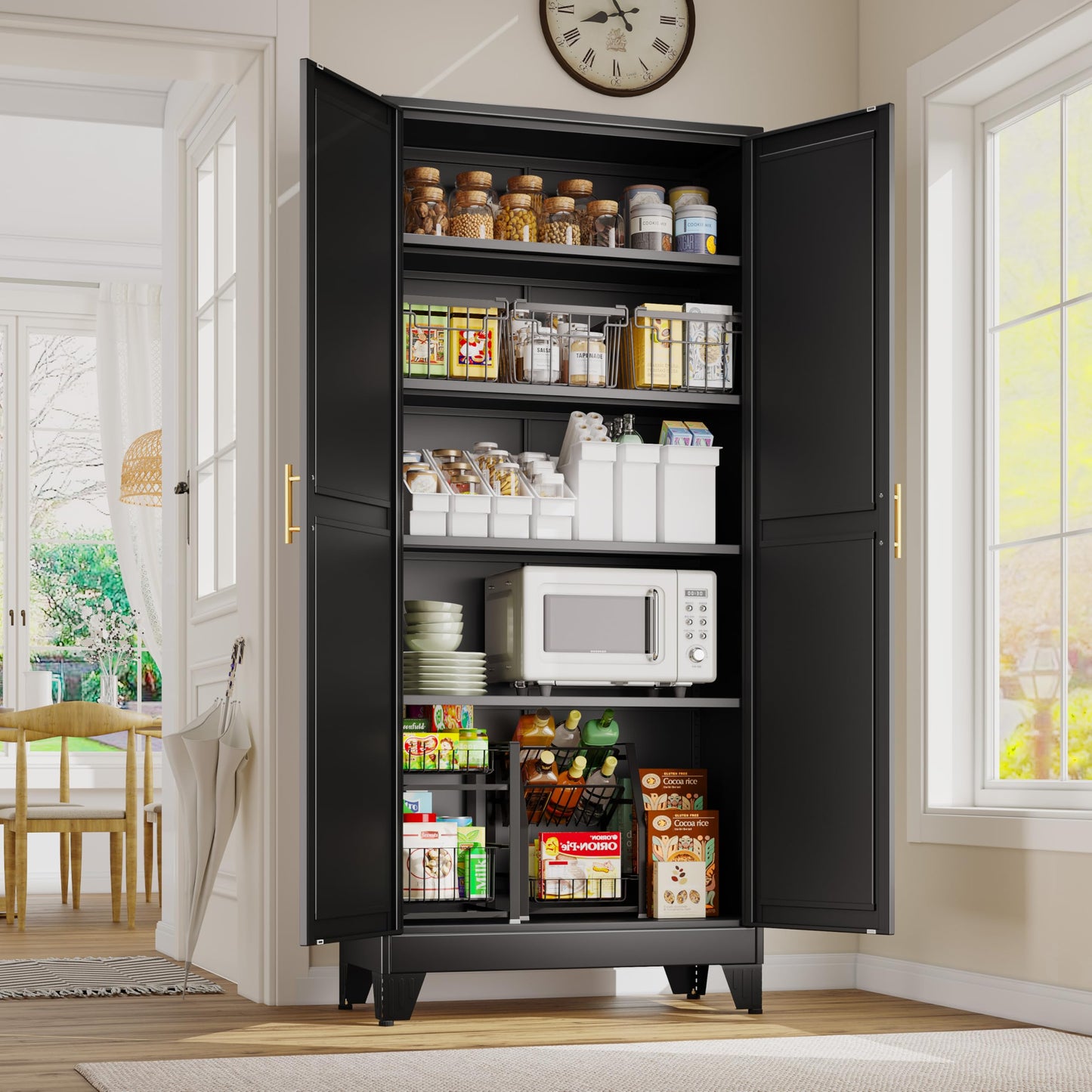 GAIOUS 2 Door Pantry Cabinet