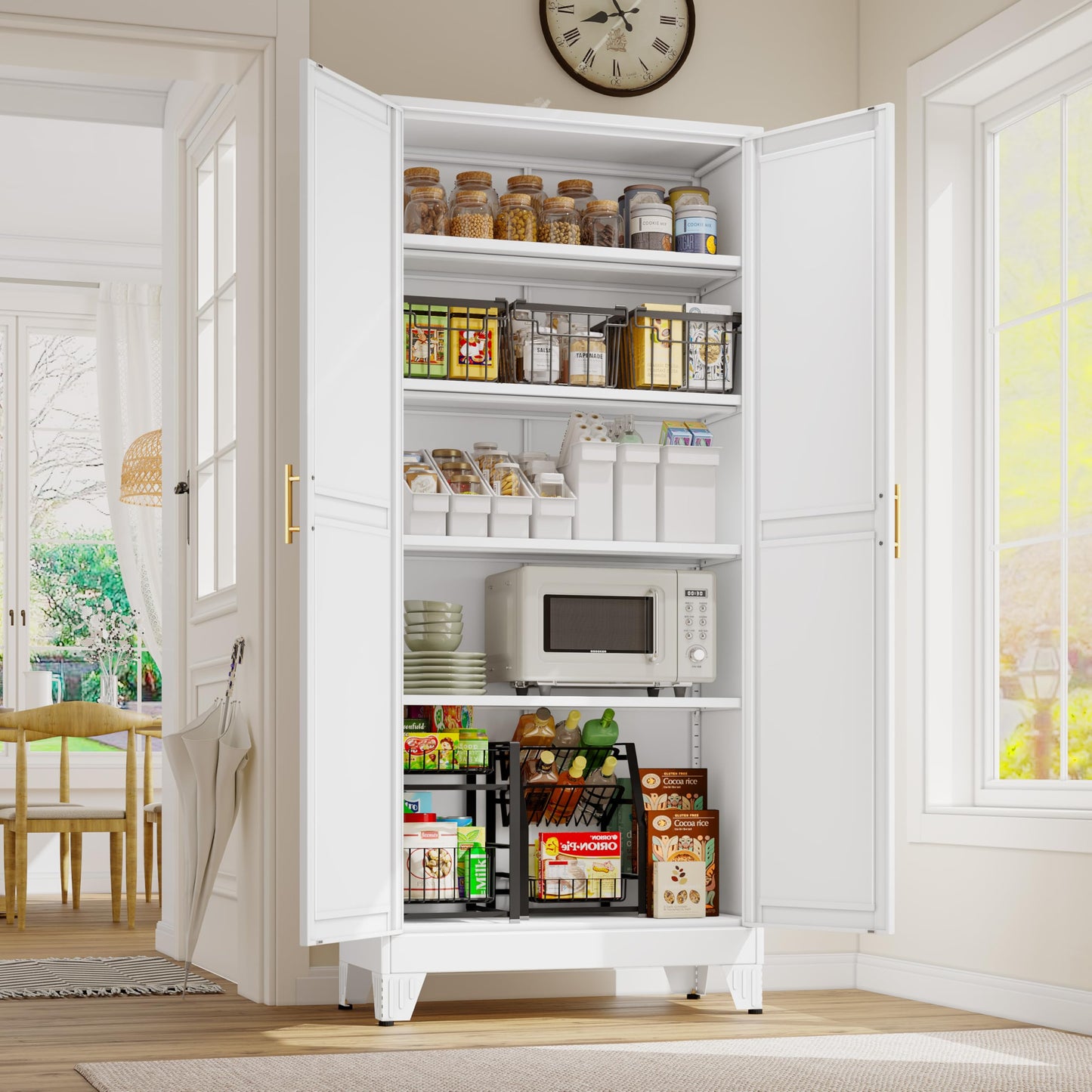GAIOUS 2 Door Pantry Cabinet