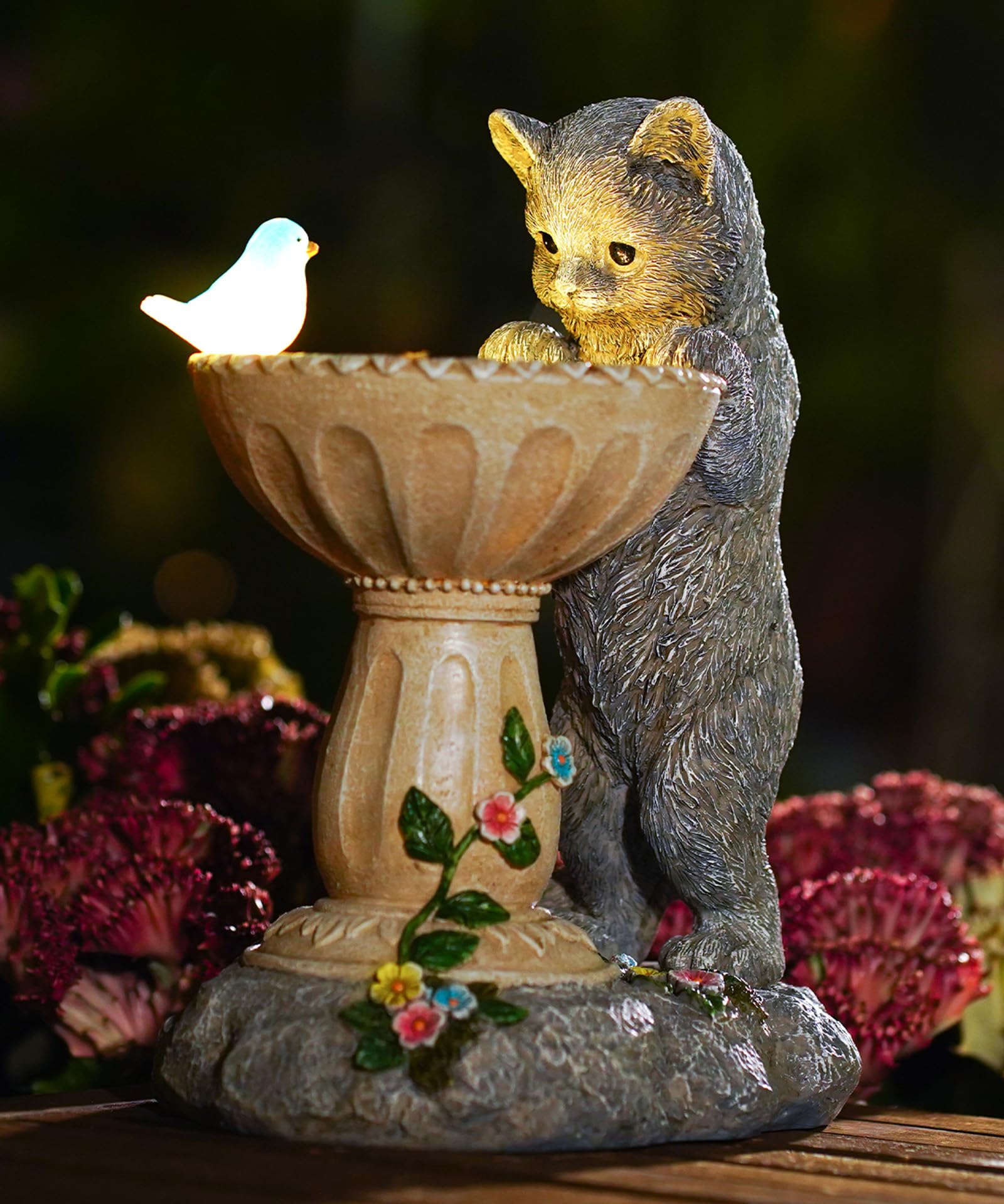 Nacome Solar Birdbath
