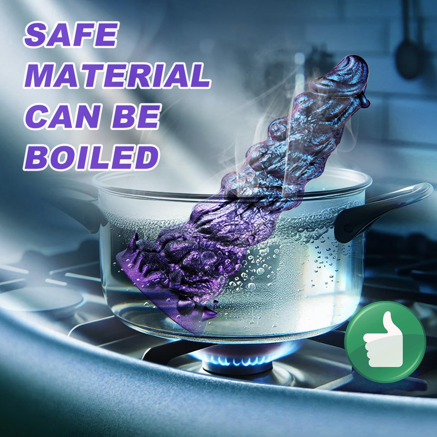 7.3" Small Beginner Ribbed Dildo, Fantasy Anal Silicone Dildo,Alien Cute Tapered Penis with Big Suction Cup for G-Spot, Vaginal & Anal Stimulation,Monster Adult Toy for Men,Women Play