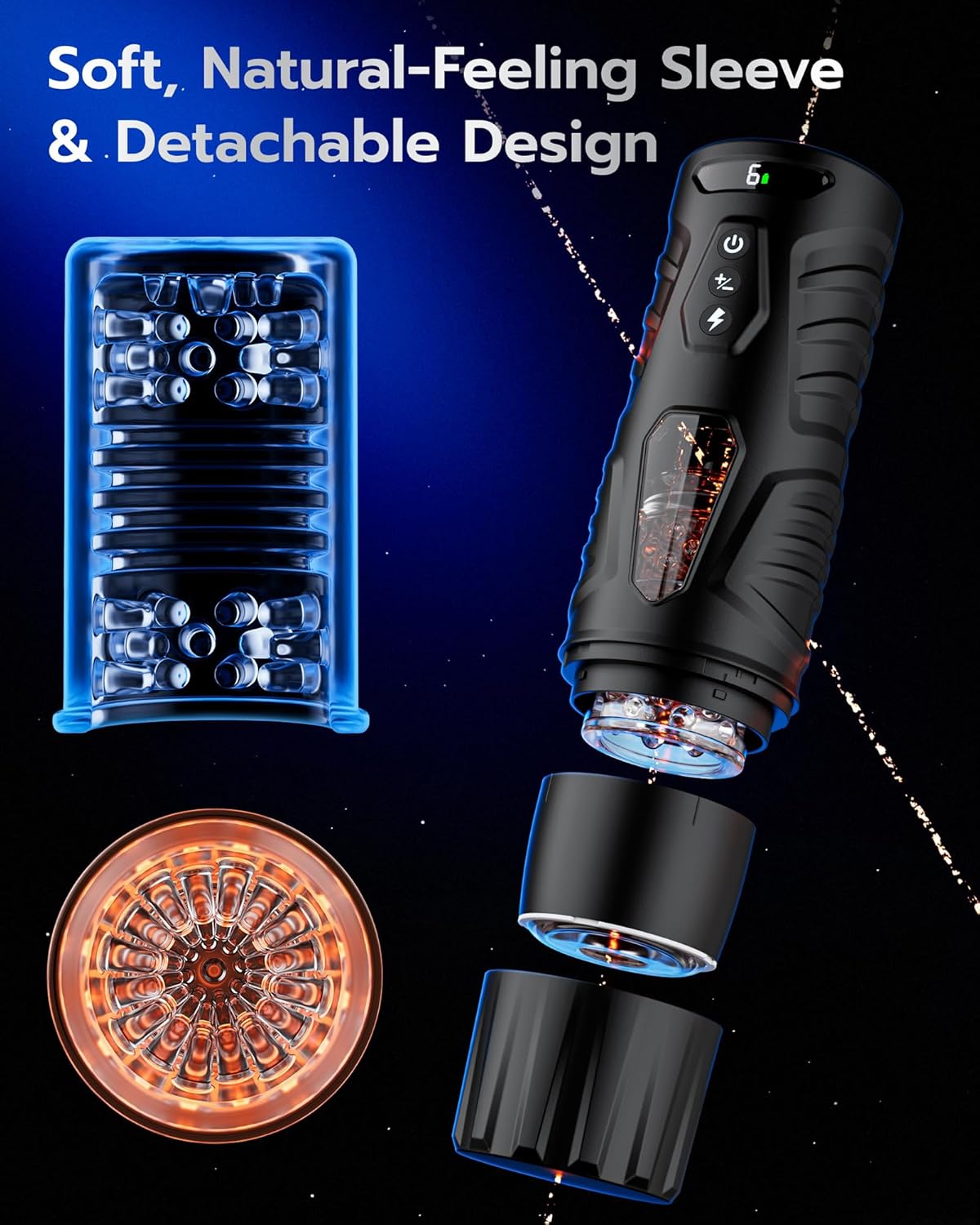 EINSEO AI Sync Male Masturbator 7 Thrusting Rotating Modes