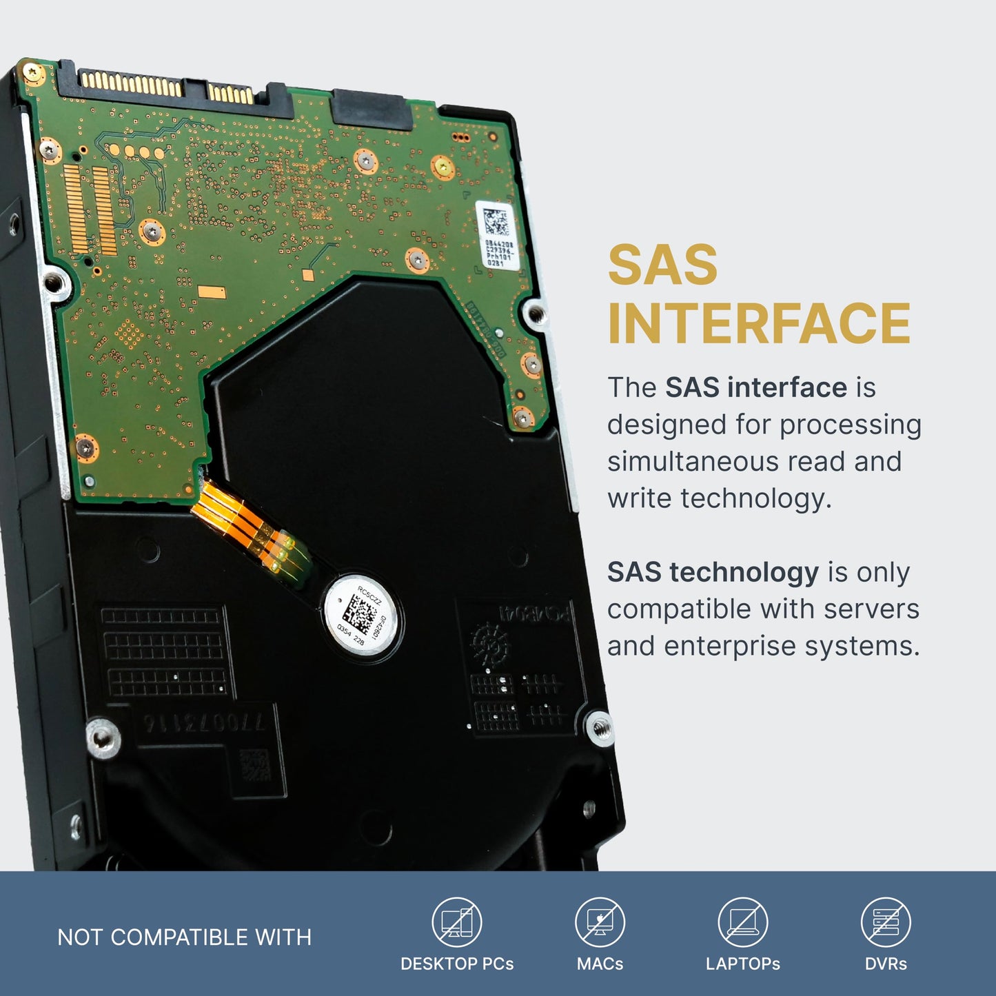 Seagate Exos Internal Hard Drive Enterprise HDD (Renewed)