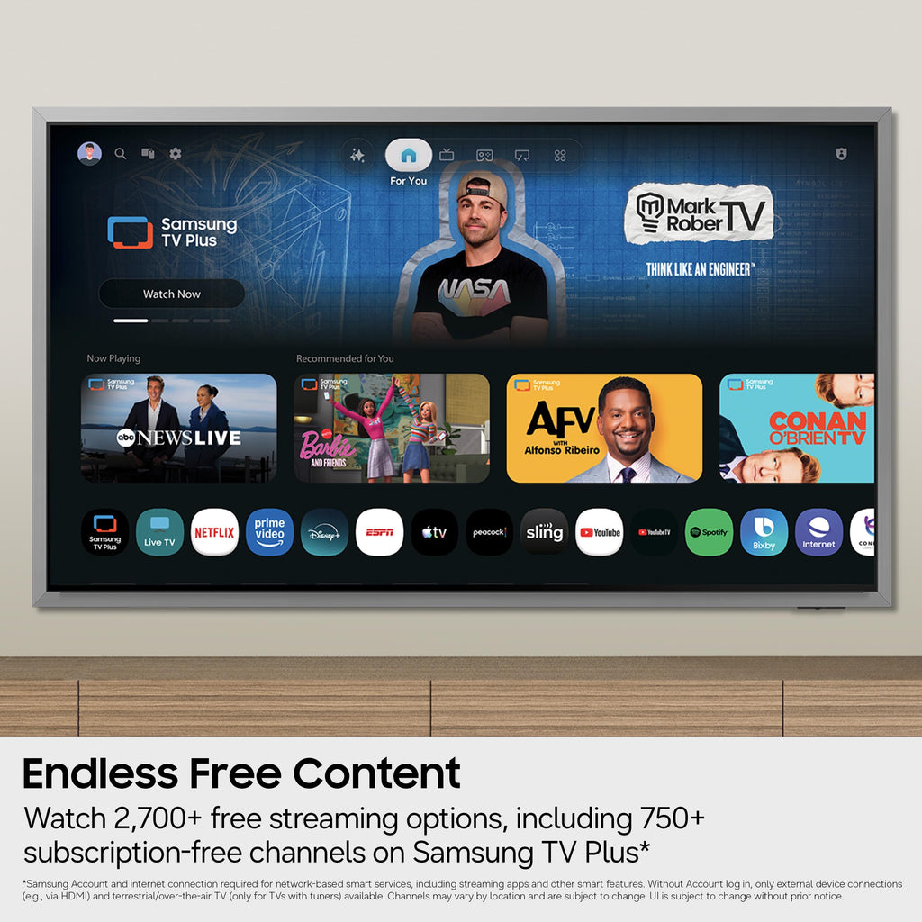 Samsung Crystal UHD U8000H Series Samsung Vision AI Smart TV (2026 Model) Crystal Processor 4K, Endless Free Content, Motion Xcelerator, Color Booster, Alexa Built-in