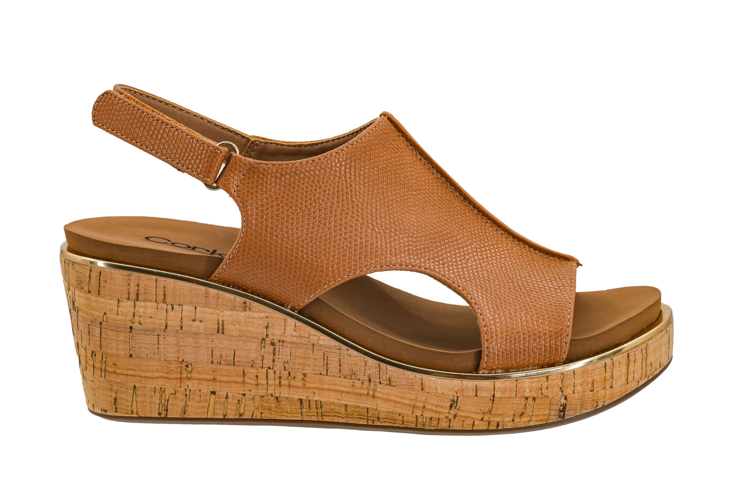 Corkys Footwear Womens Carley Wedges, Featuring Corkys EVA Foam Cushioned Insoles, A 2.5 Inch Heel, Lightweight For All Day Wear, And Hook And Loop Closure