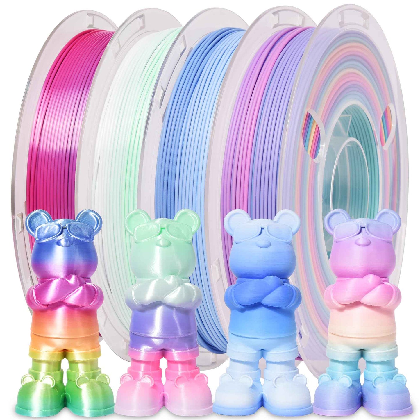 RAMBERY 4 Pack 3D Printer Filament