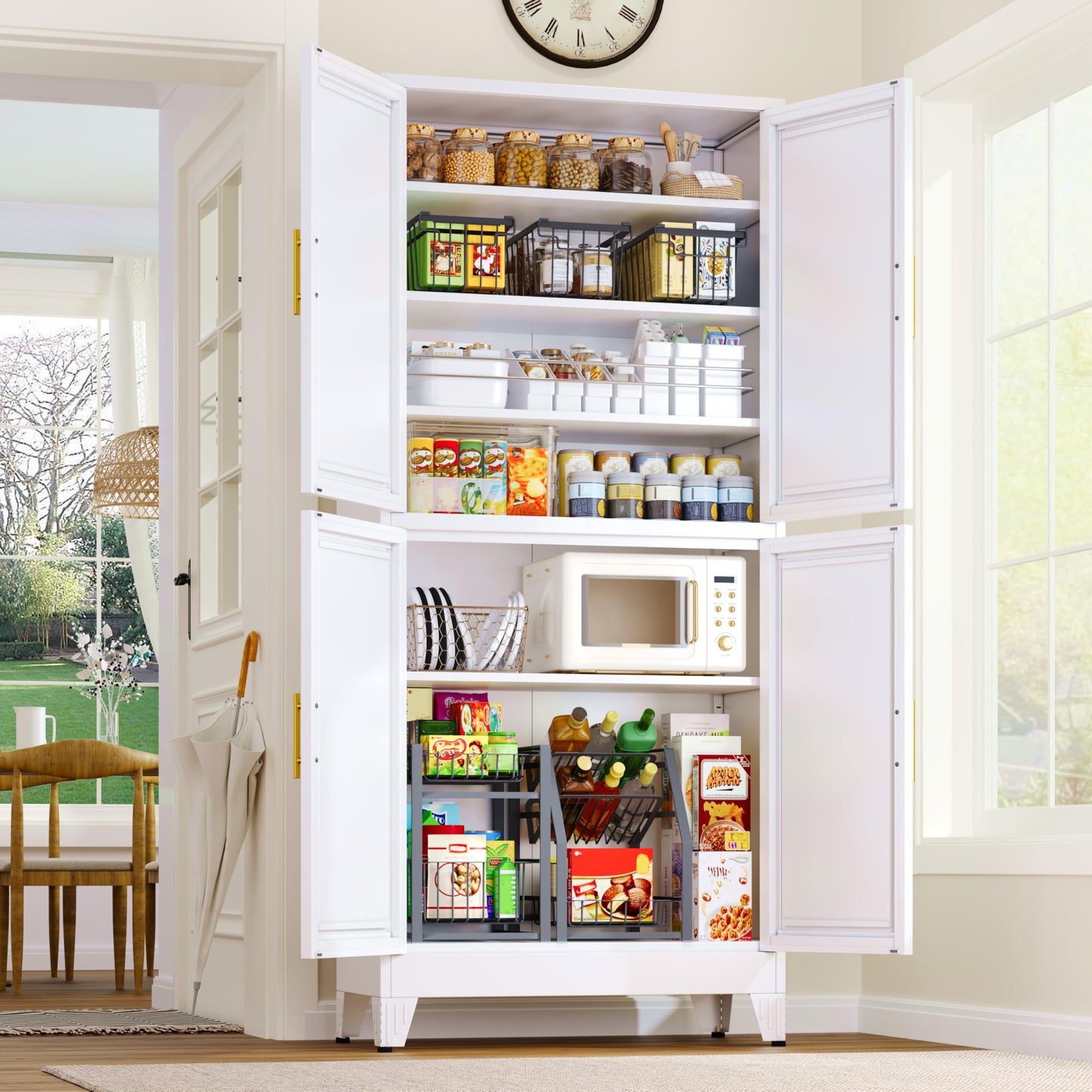 GAIOUS 2 Door Pantry Cabinet