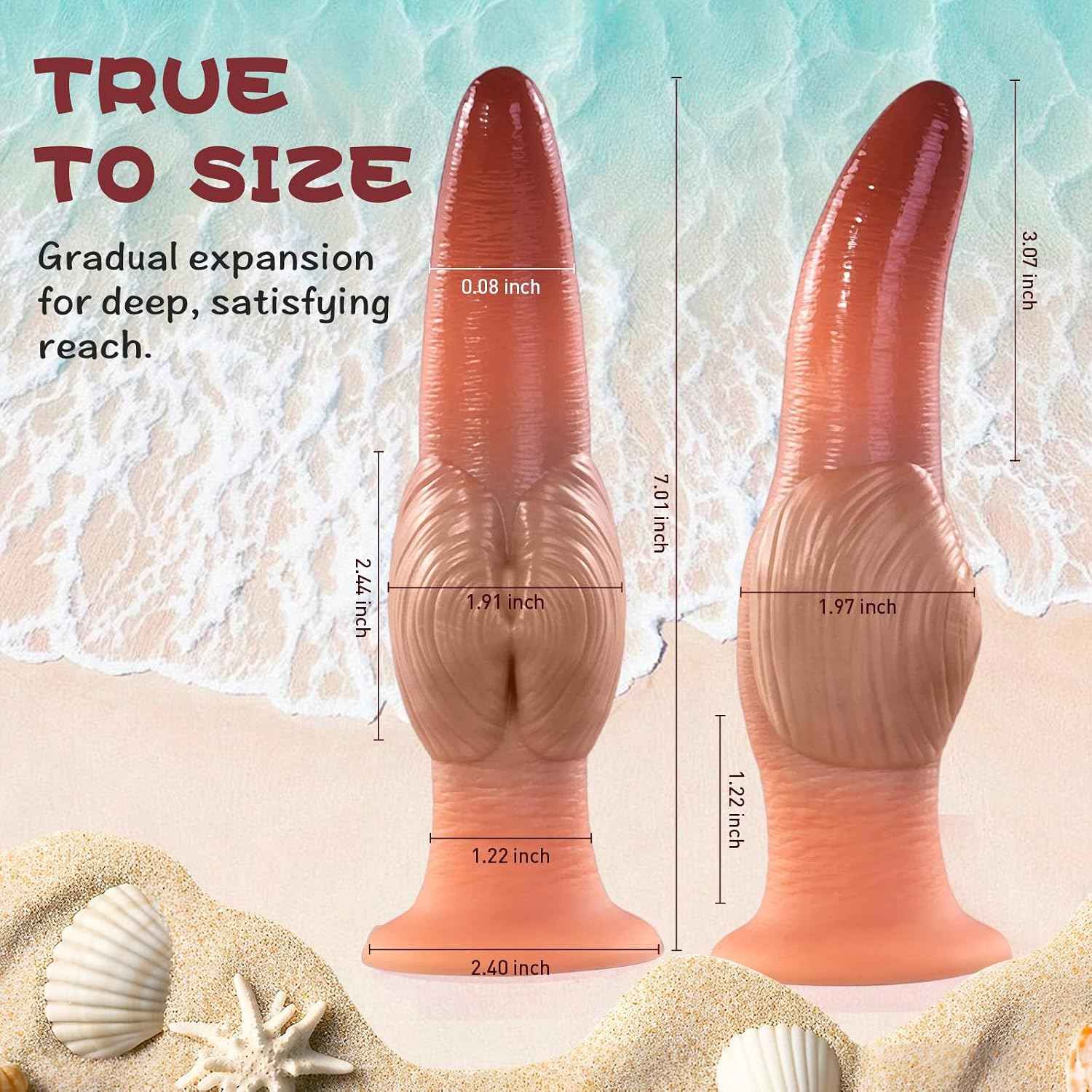 ENAMORADOS Fantasy Deep Sea Monster Knot Dildo Silicone Suction Cup