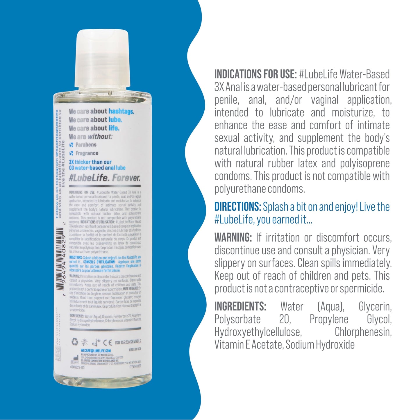 LubeLife 3X Anal Lube