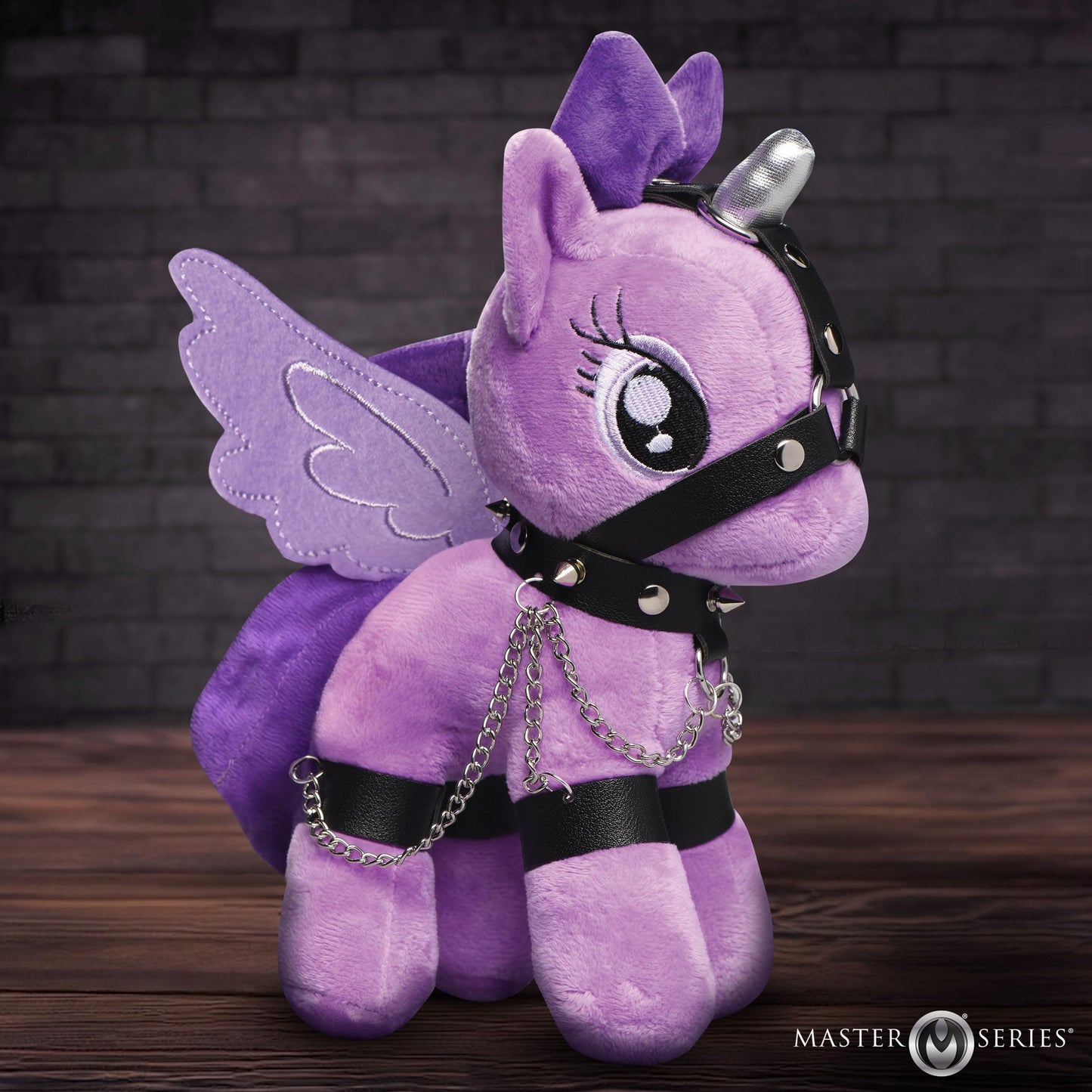Master Series Scarlet Chainheart Bondage Pony Plush
