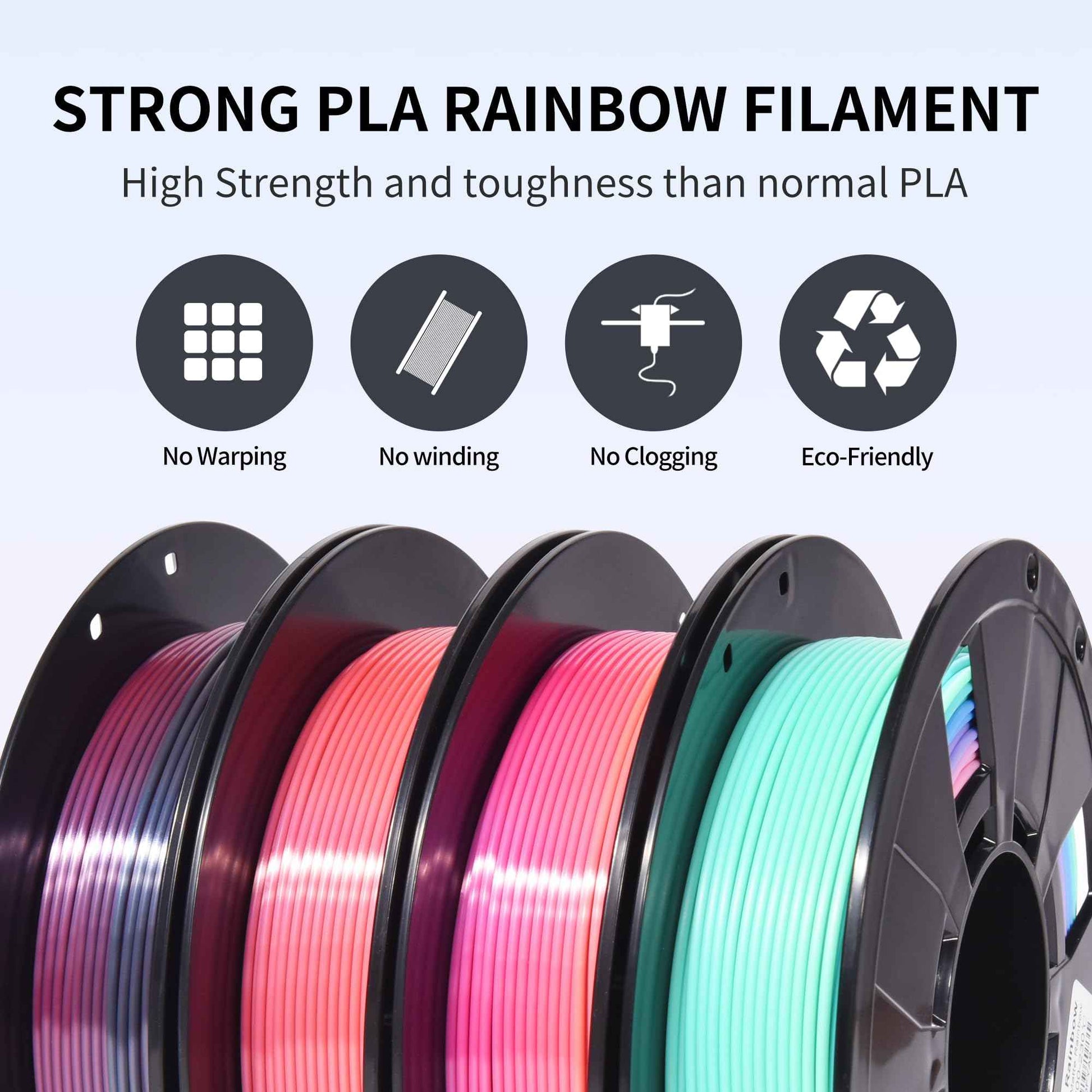 RAMBERY 4 Pack 3D Printer Filament
