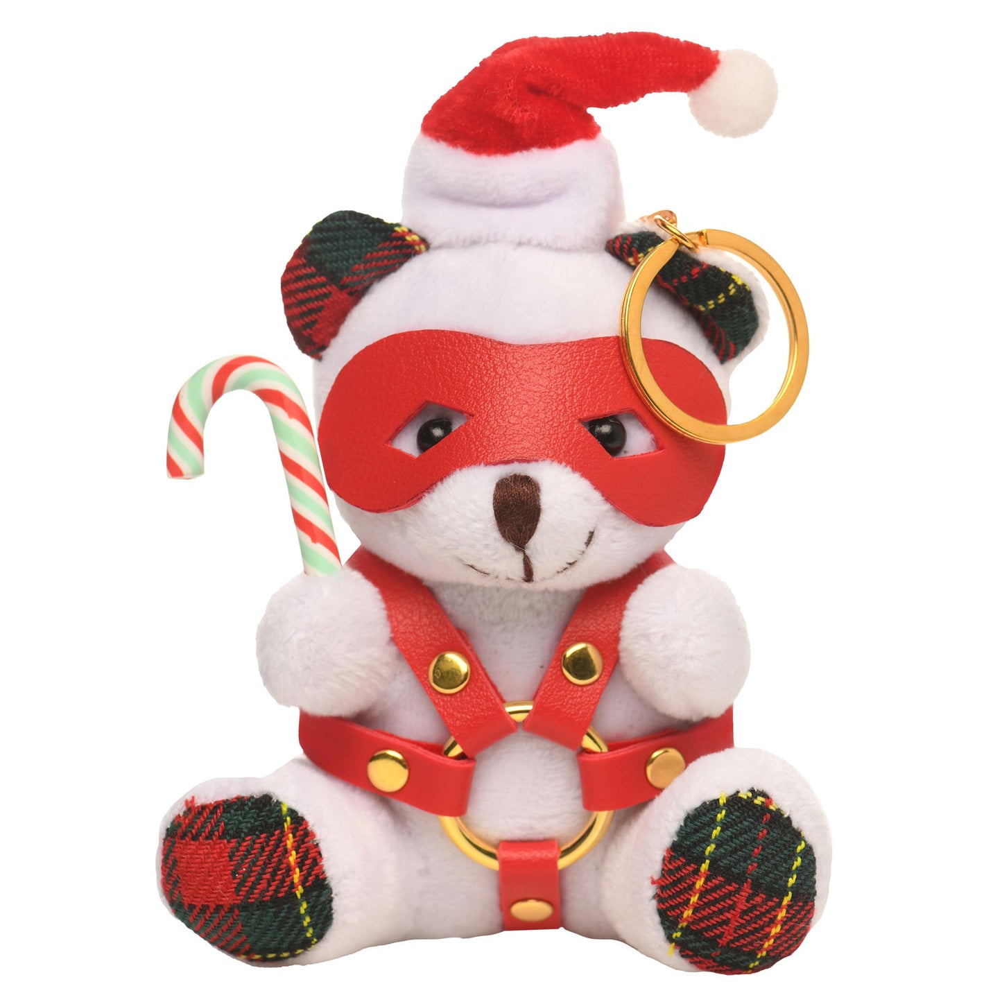 Master Series Holiday Bondage Bear Keychain