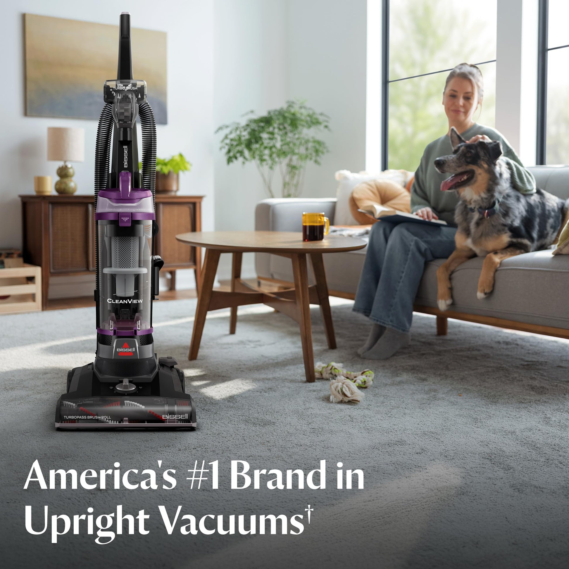 Bissell CleanView Compact Turbo Upright Vacuum